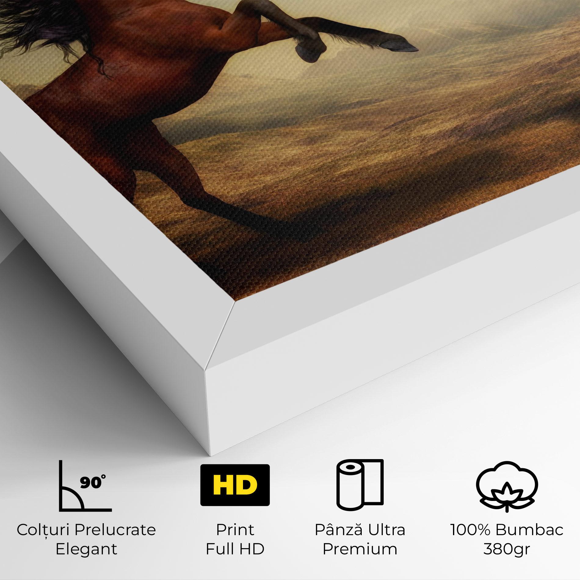 Tablou Canvas Two Horses mockup 4