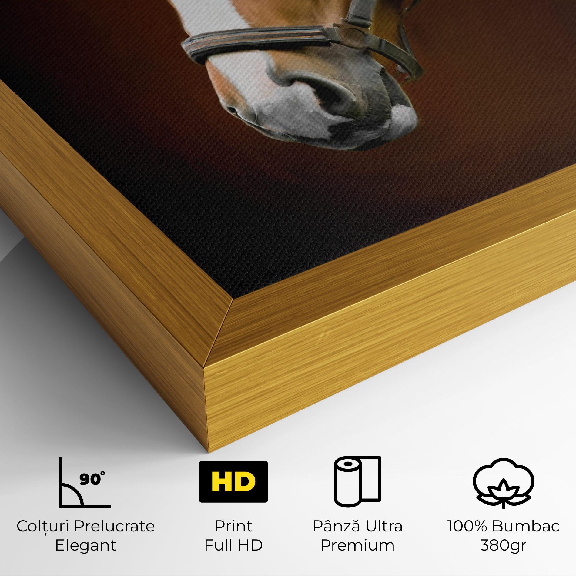 Tablou Canvas Digital Painted Horse mockup 4