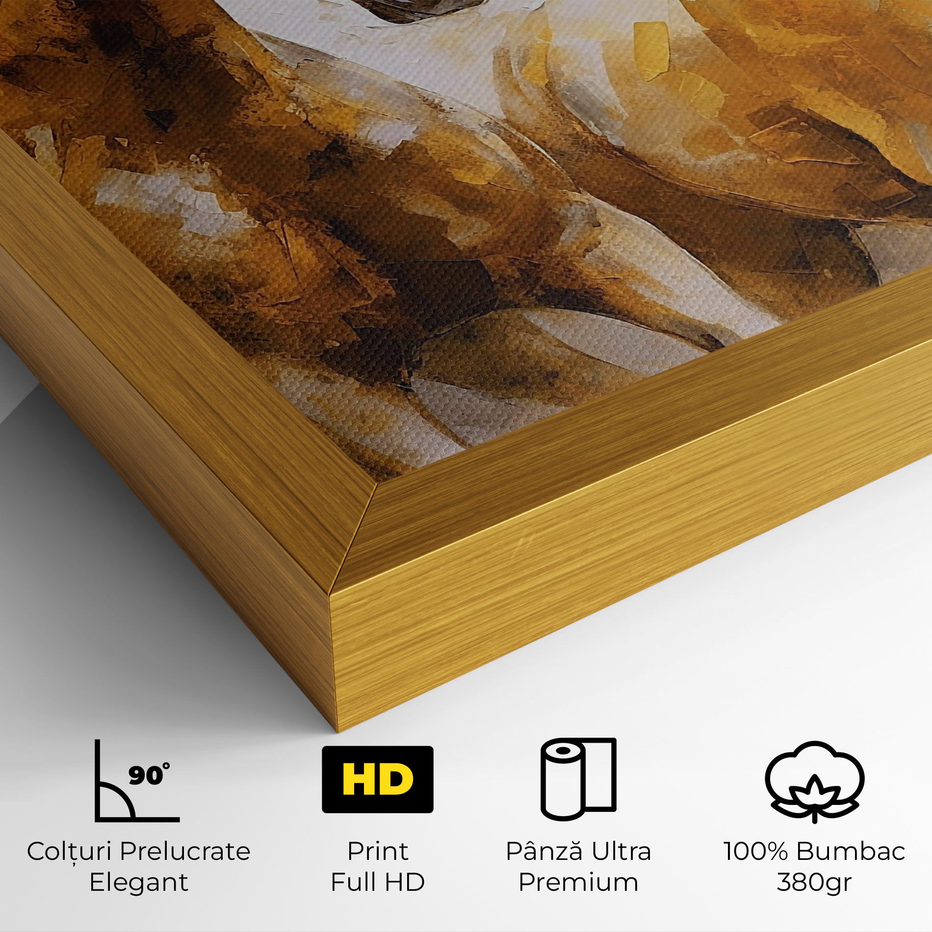 Golden Brown Horses mockup 4