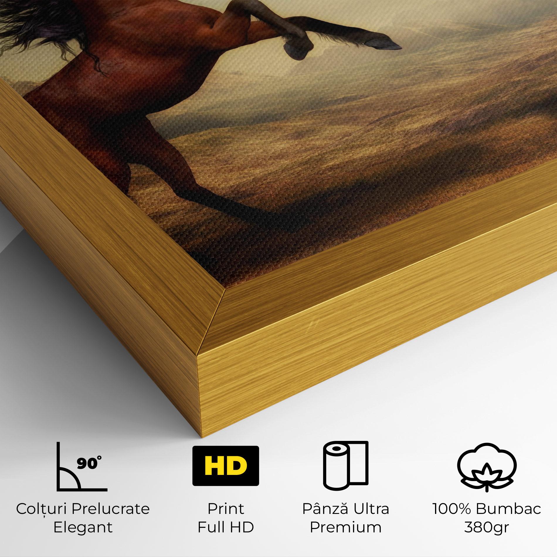 Tablou Canvas Two Horses mockup 4