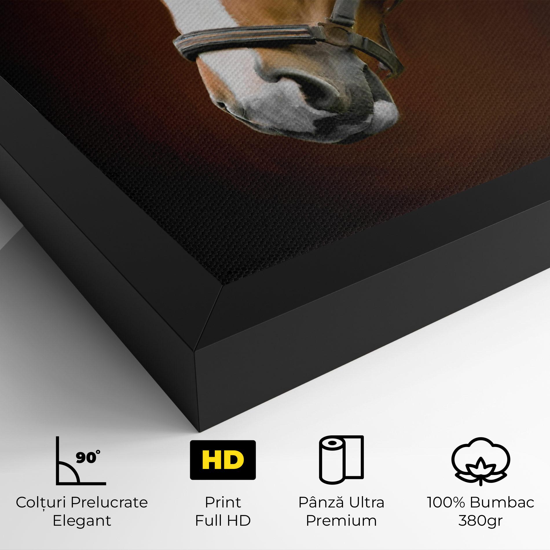 Tablou Canvas Digital Painted Horse mockup 4
