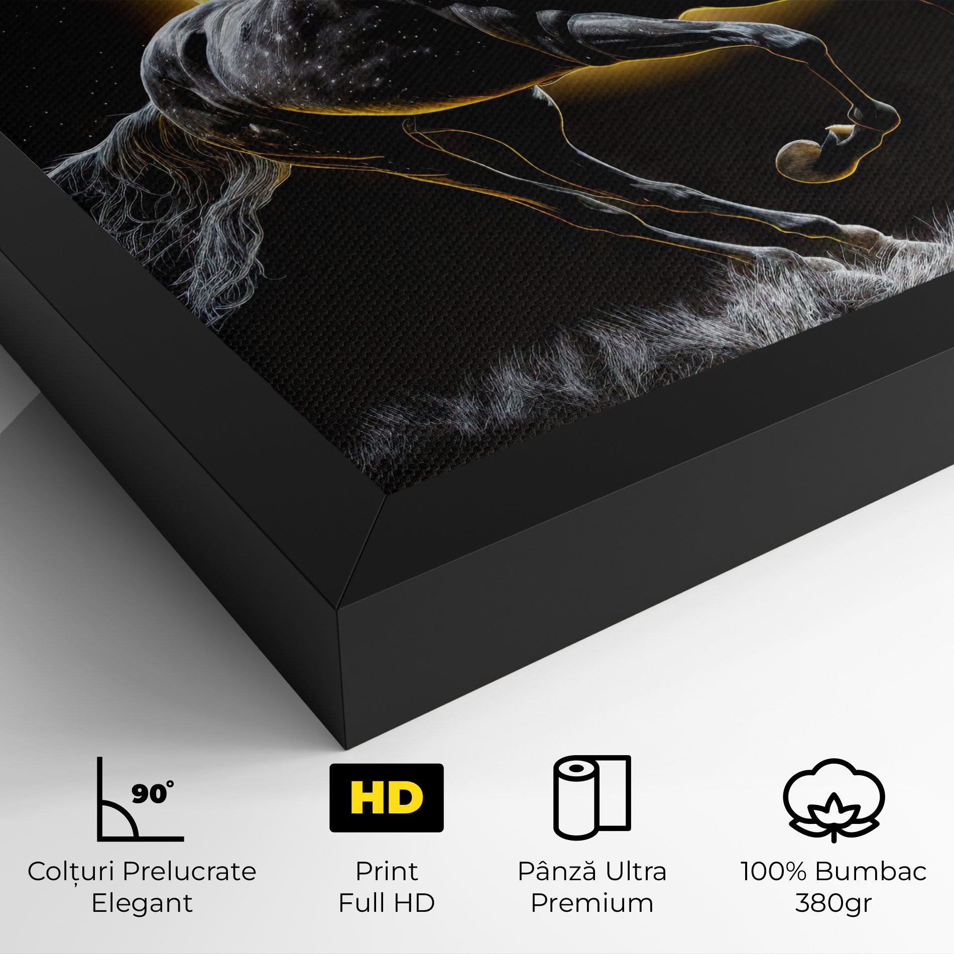 Gold Moon Horse mockup 4