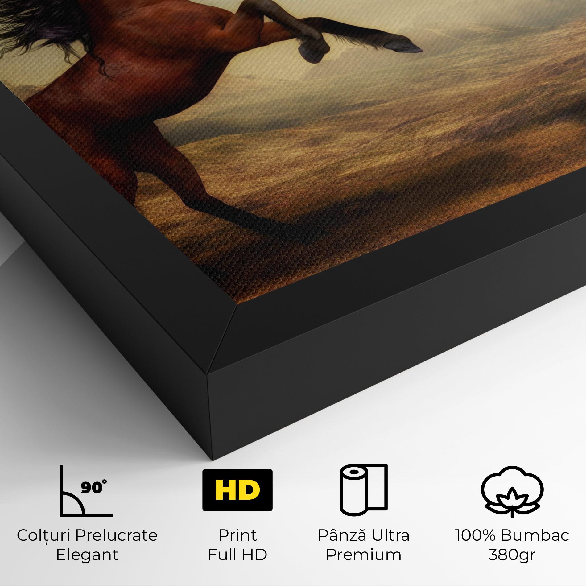 Tablou Canvas Two Horses mockup 4