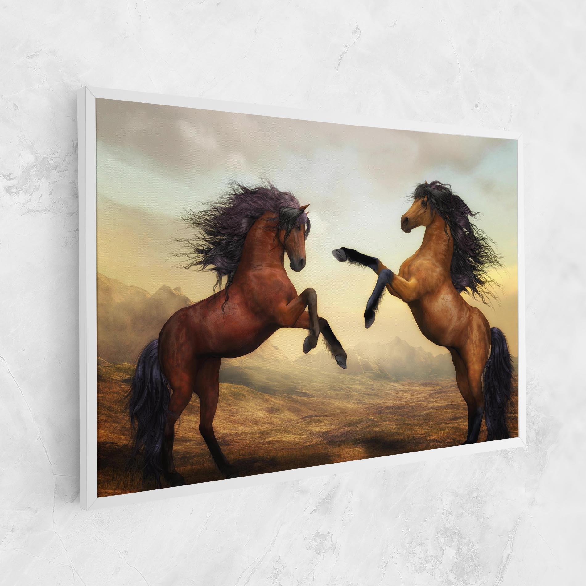 Tablou Canvas Two Horses mockup 1