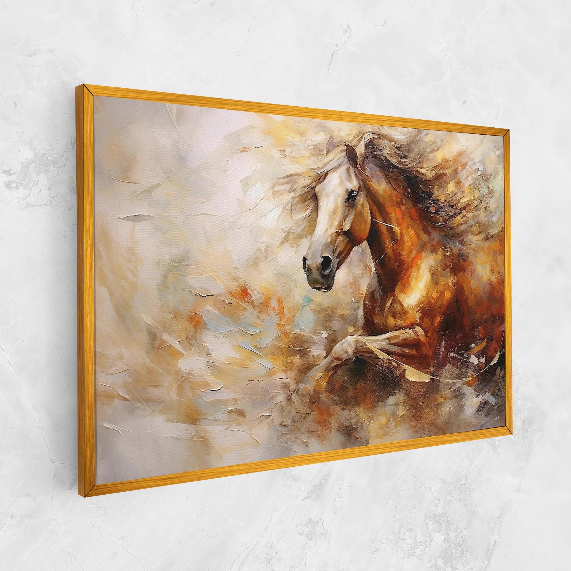 Tablou Canvas Brown Horse Running mockup 1