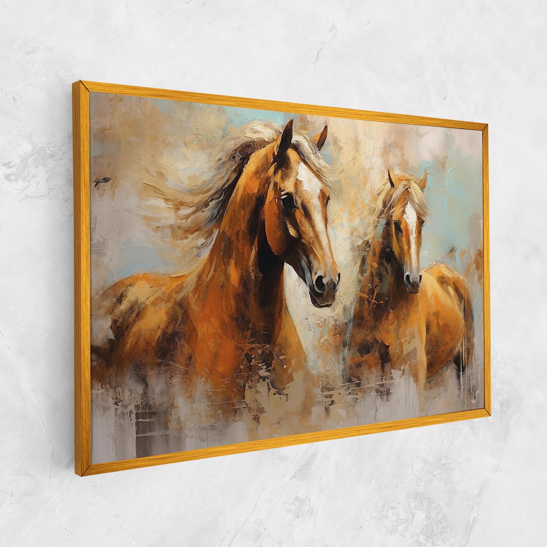 Brown Horses Staying mockup 1