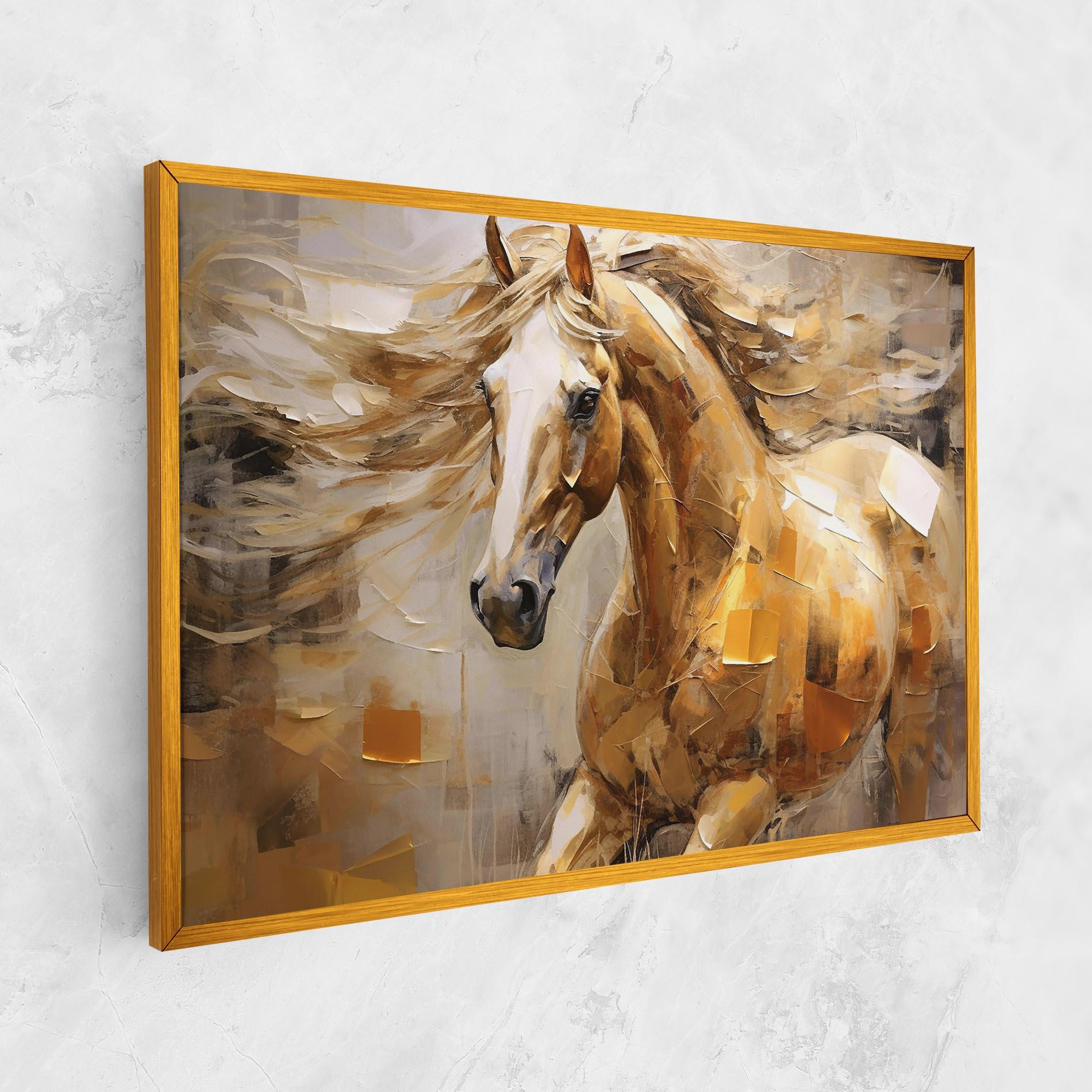Tablou Canvas Light Brown Horse mockup 1