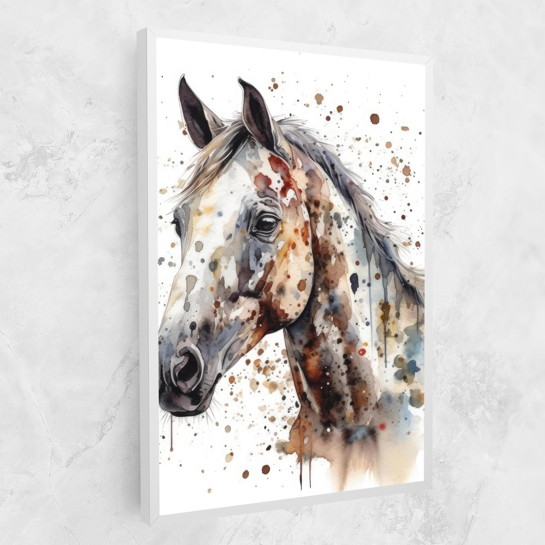 Tablou Canvas Watercolor Horse mockup 1