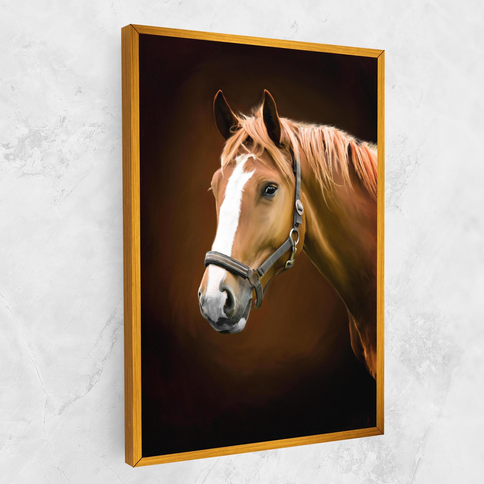 Tablou Canvas Digital Painted Horse mockup 1