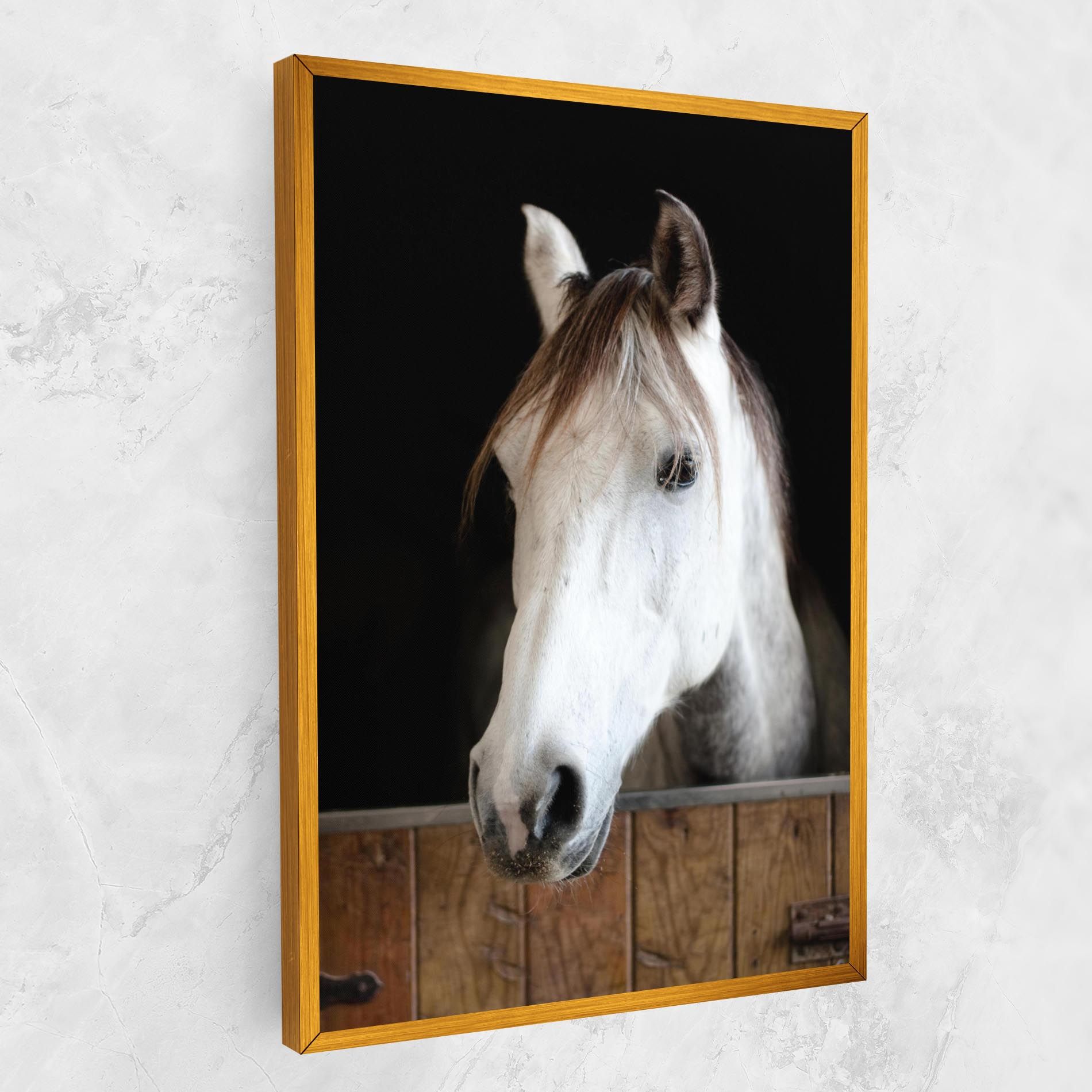 Grey Horse Head mockup 1