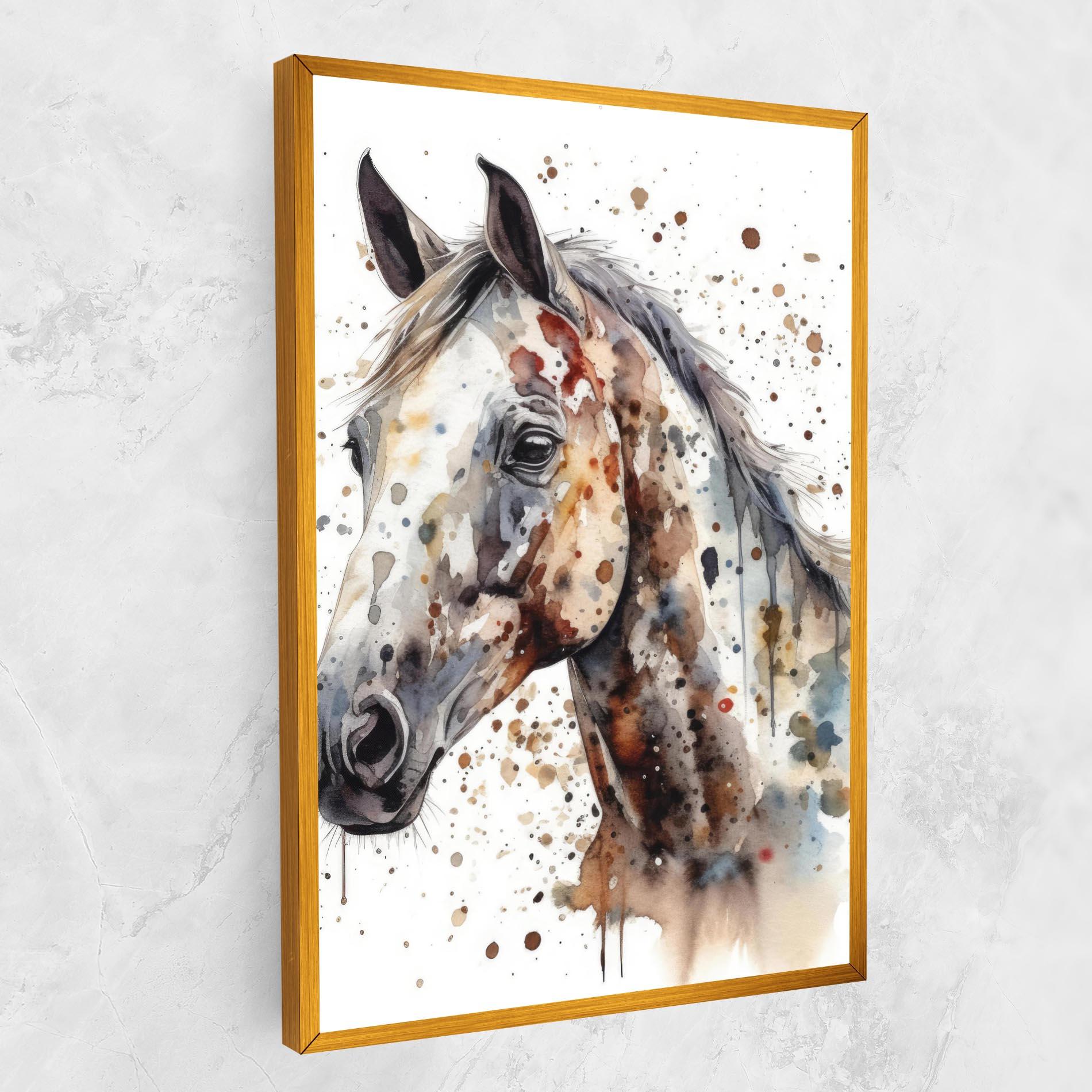 Tablou Canvas Watercolor Horse mockup 1