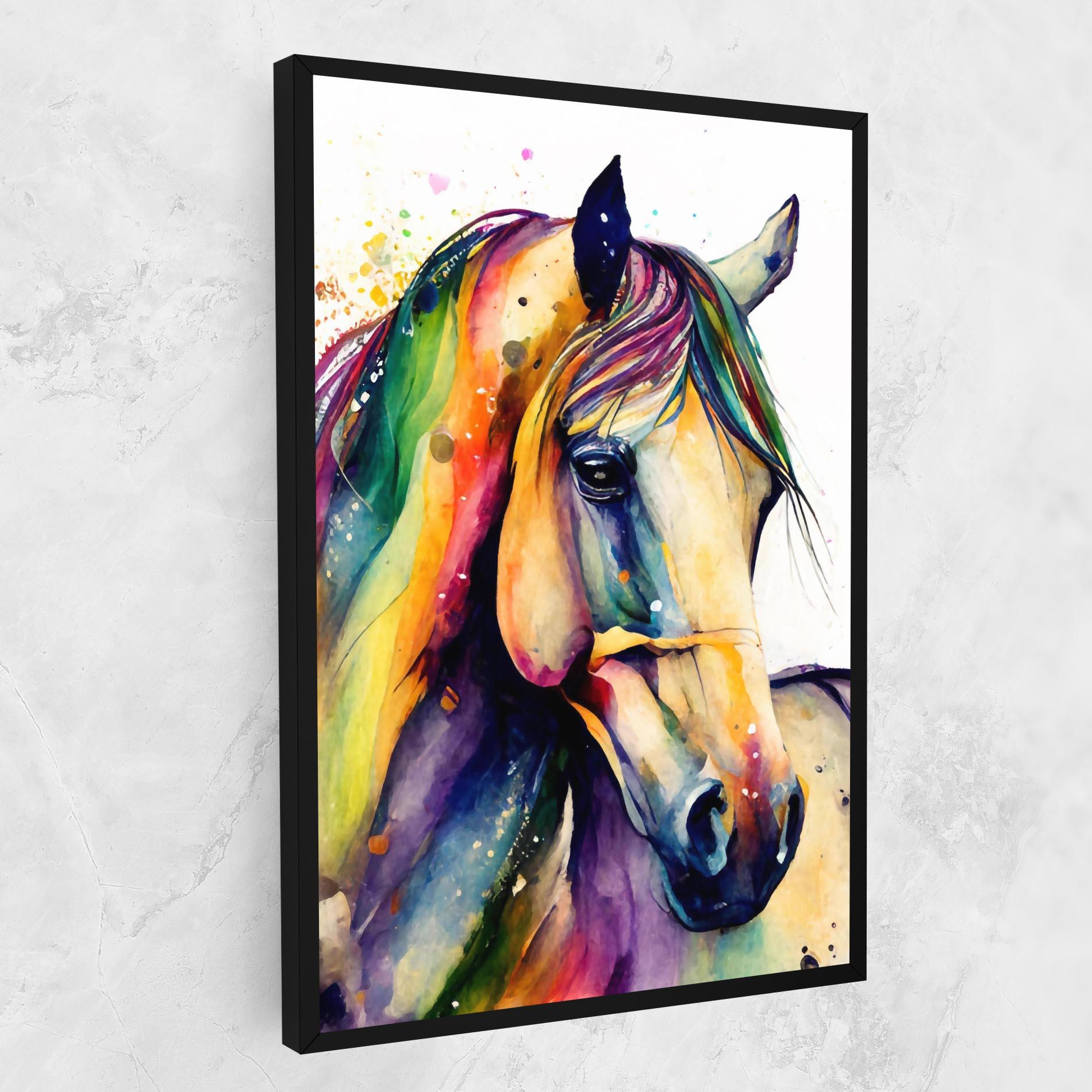 Tablou Canvas Colorful Horse mockup 1
