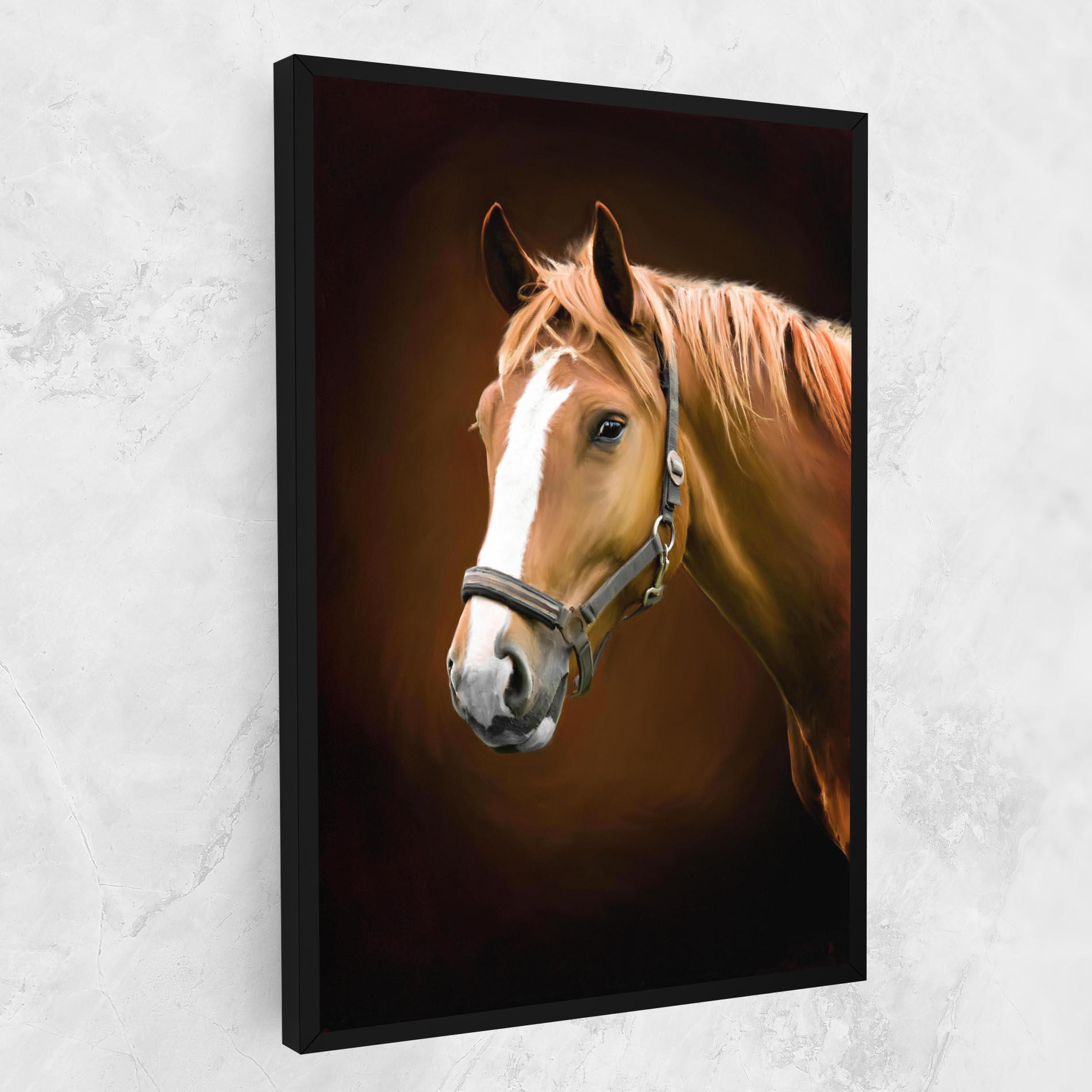 Tablou Canvas Digital Painted Horse mockup 1