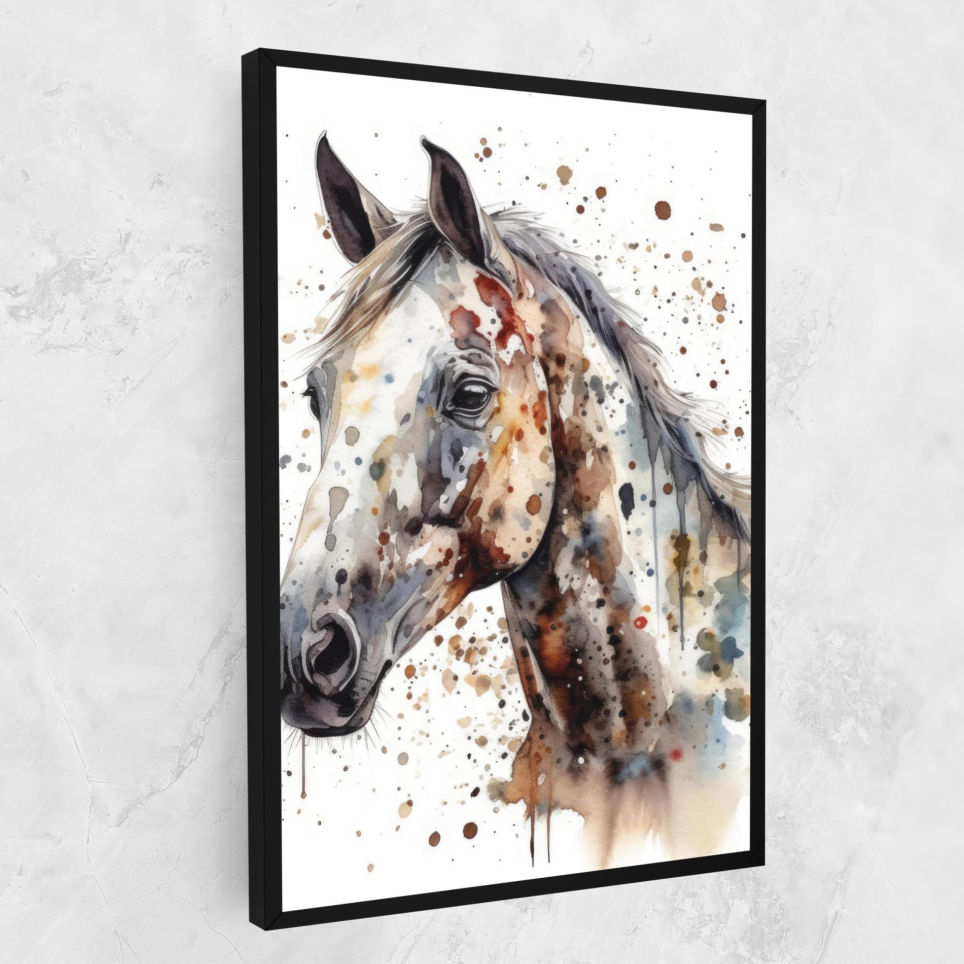 Tablou Canvas Watercolor Horse mockup 1