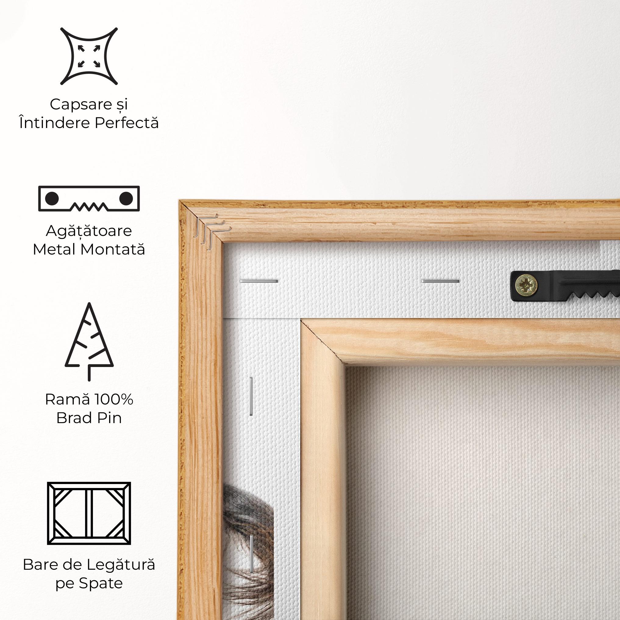 Tablou Canvas Appaloosa Horse Running mockup 5