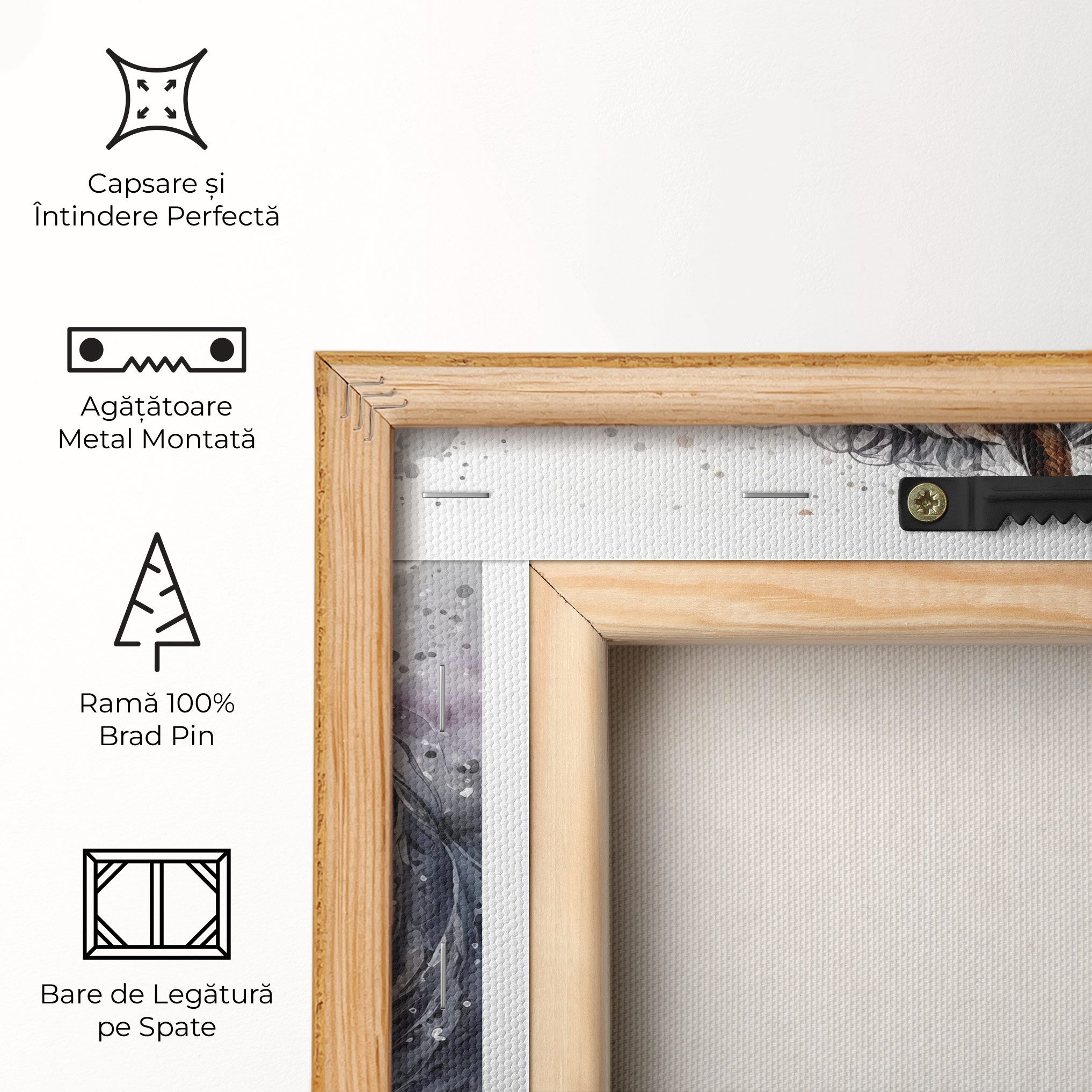 Black Brown Horse Painting mockup 5