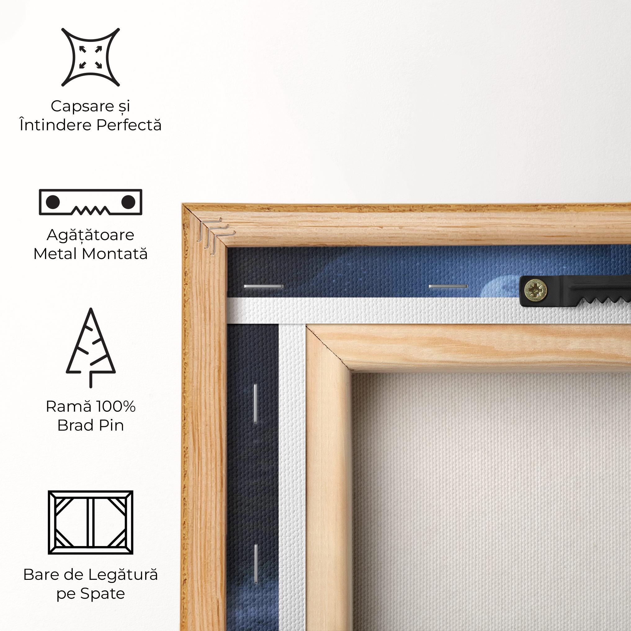 Tablou Canvas Blue Moon Unicorn mockup 5