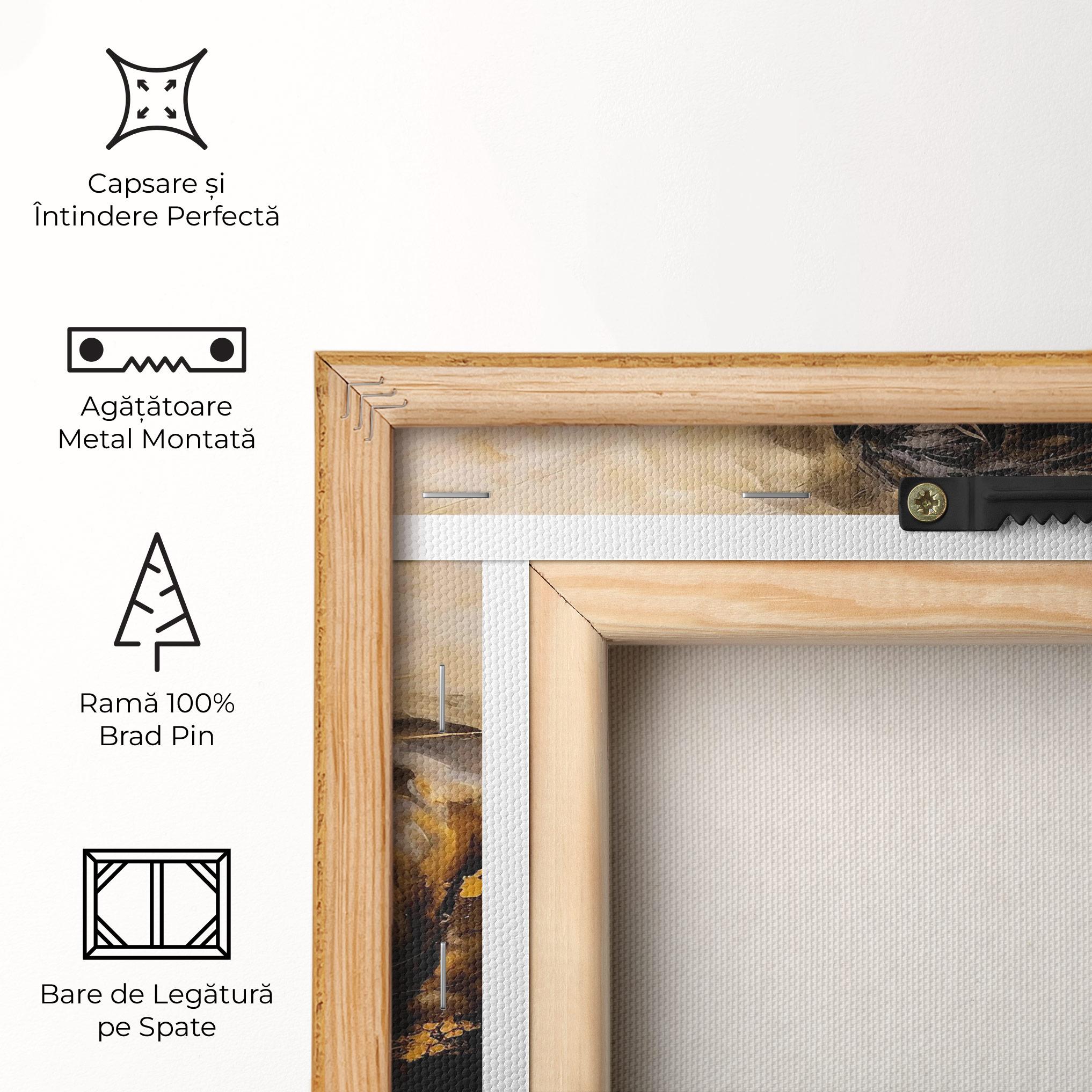 Tablou Canvas Gold Brown Horse mockup 5