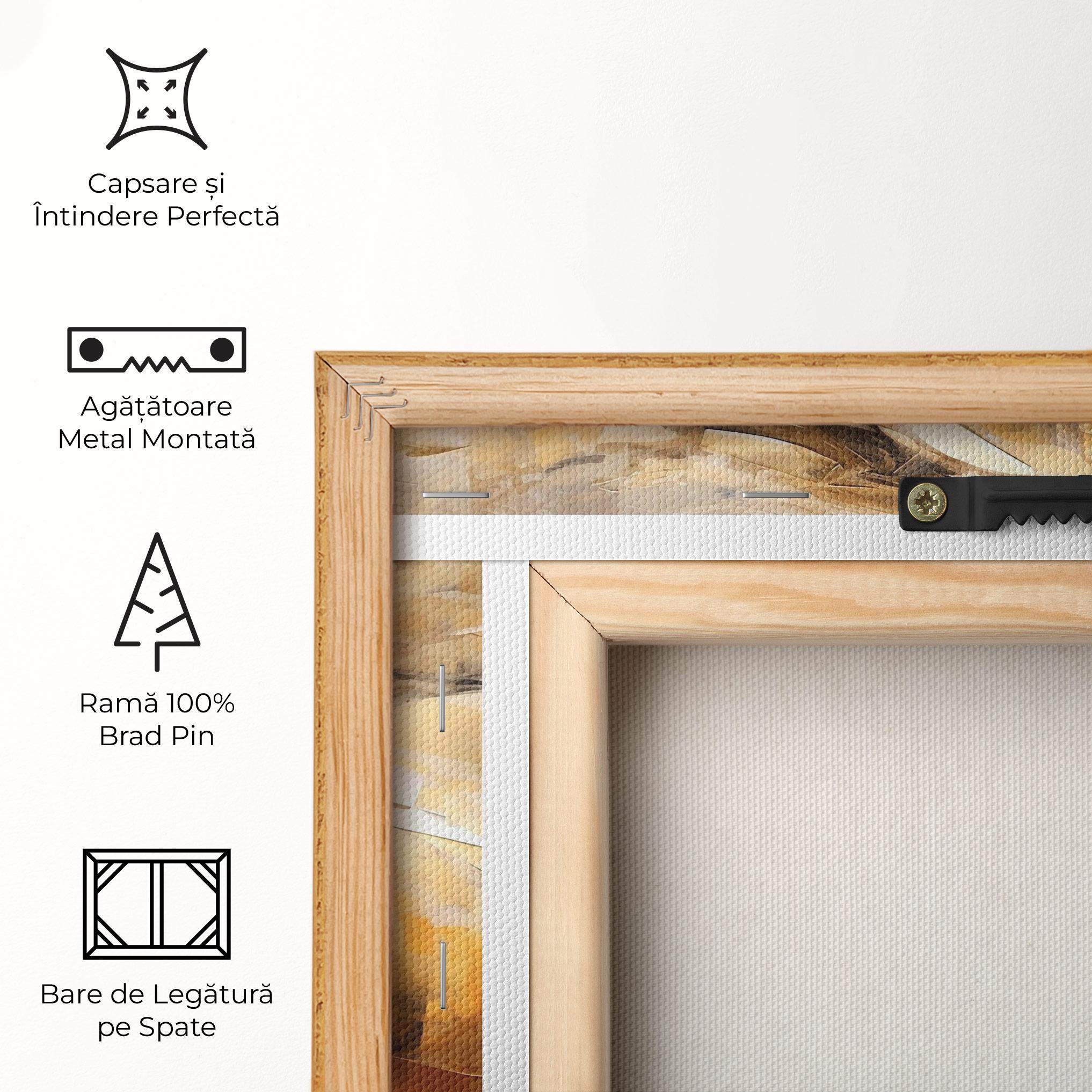 Tablou Canvas Light Brown Horse mockup 5