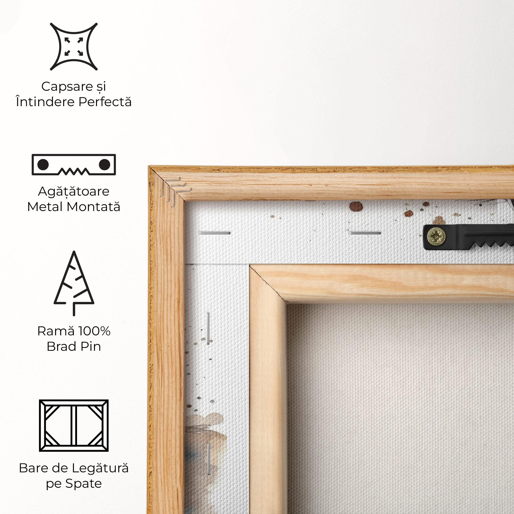 Tablou Canvas Watercolor Horse mockup 5