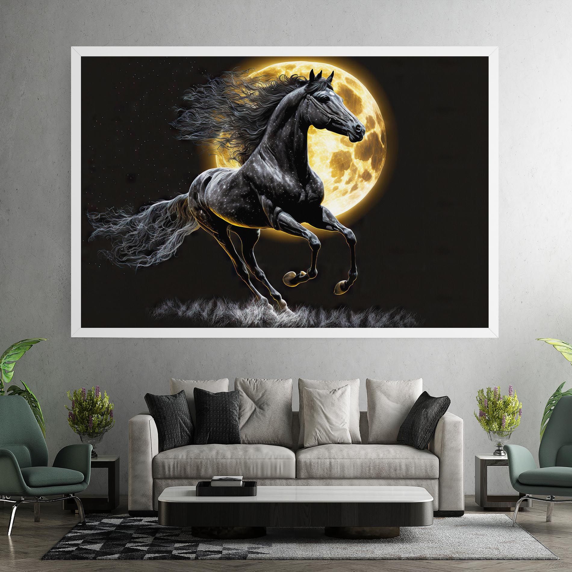 Gold Moon Horse mockup 7