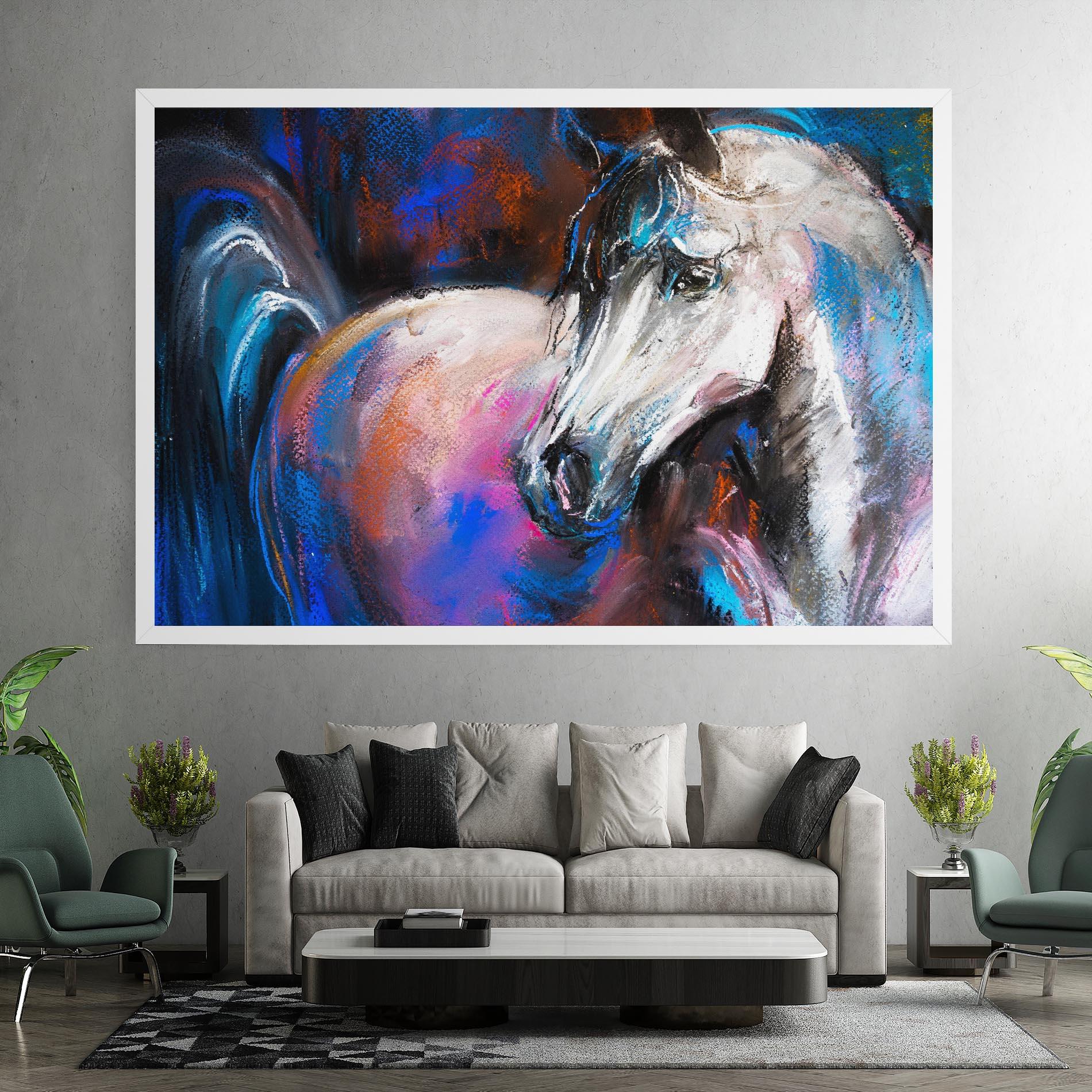 Tablou Canvas Shades Of Horse mockup 7