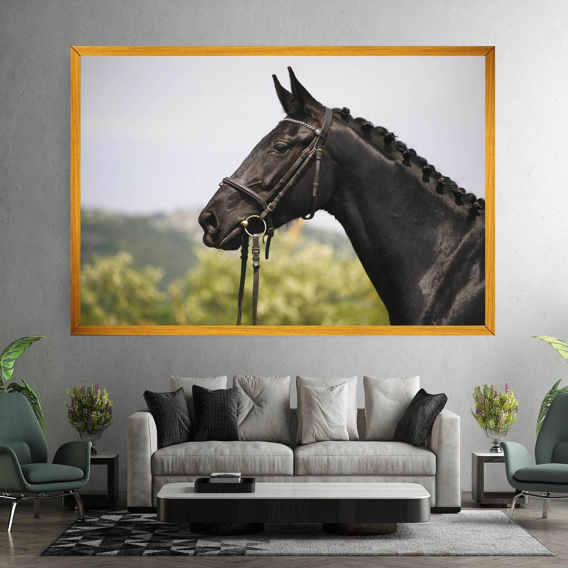 Tablou Canvas Big Ear Horse mockup 7