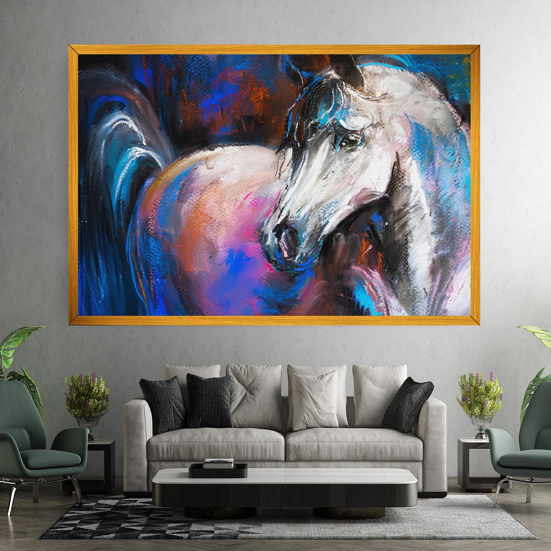 Tablou Canvas Shades Of Horse mockup 7