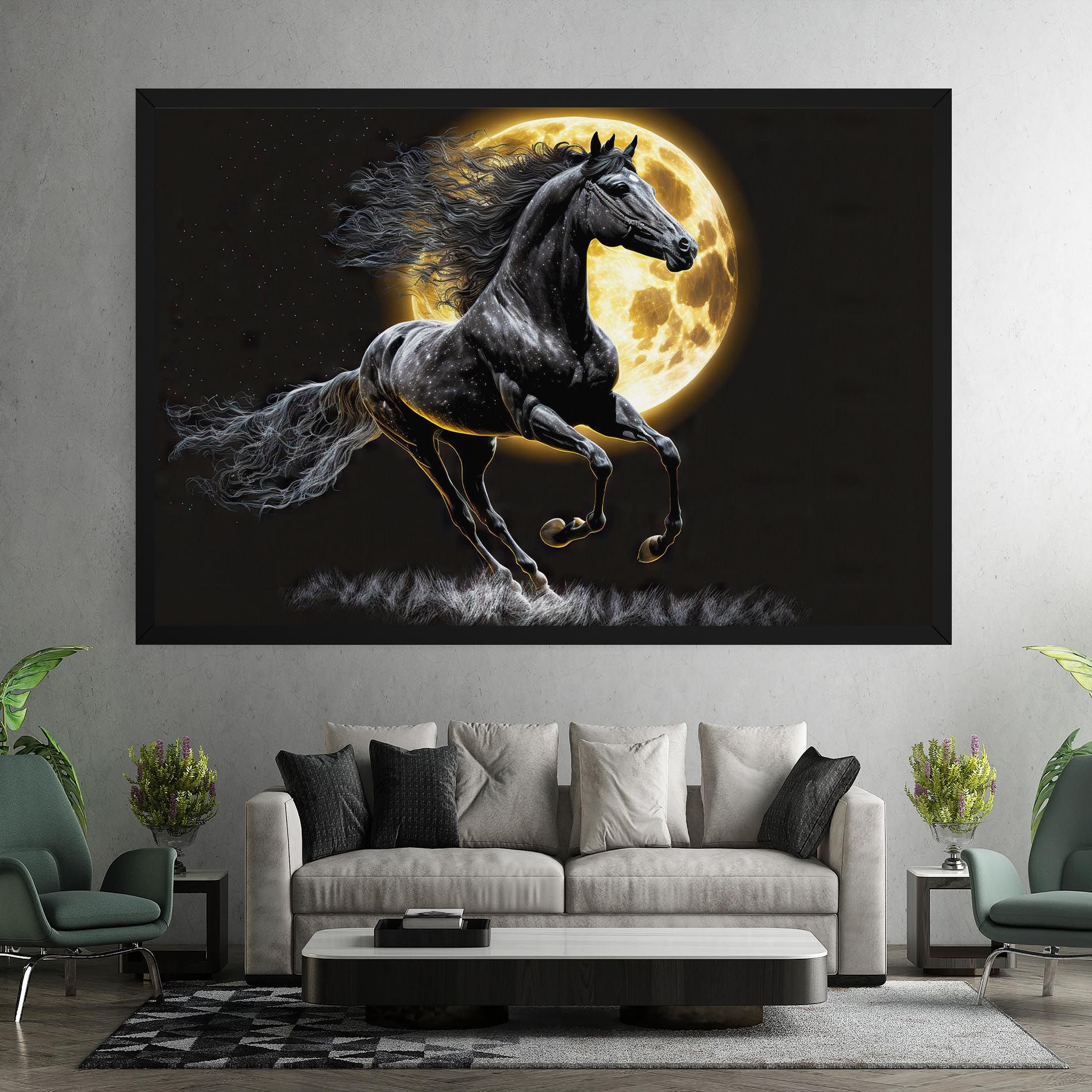 Gold Moon Horse mockup 7