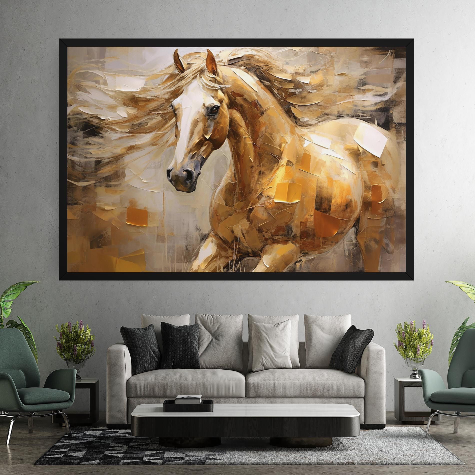 Light Brown Horse mockup 7
