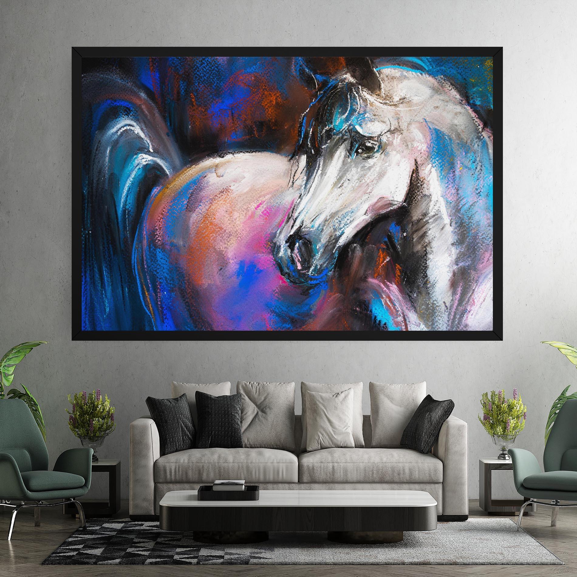 Tablou Canvas Shades Of Horse mockup 7