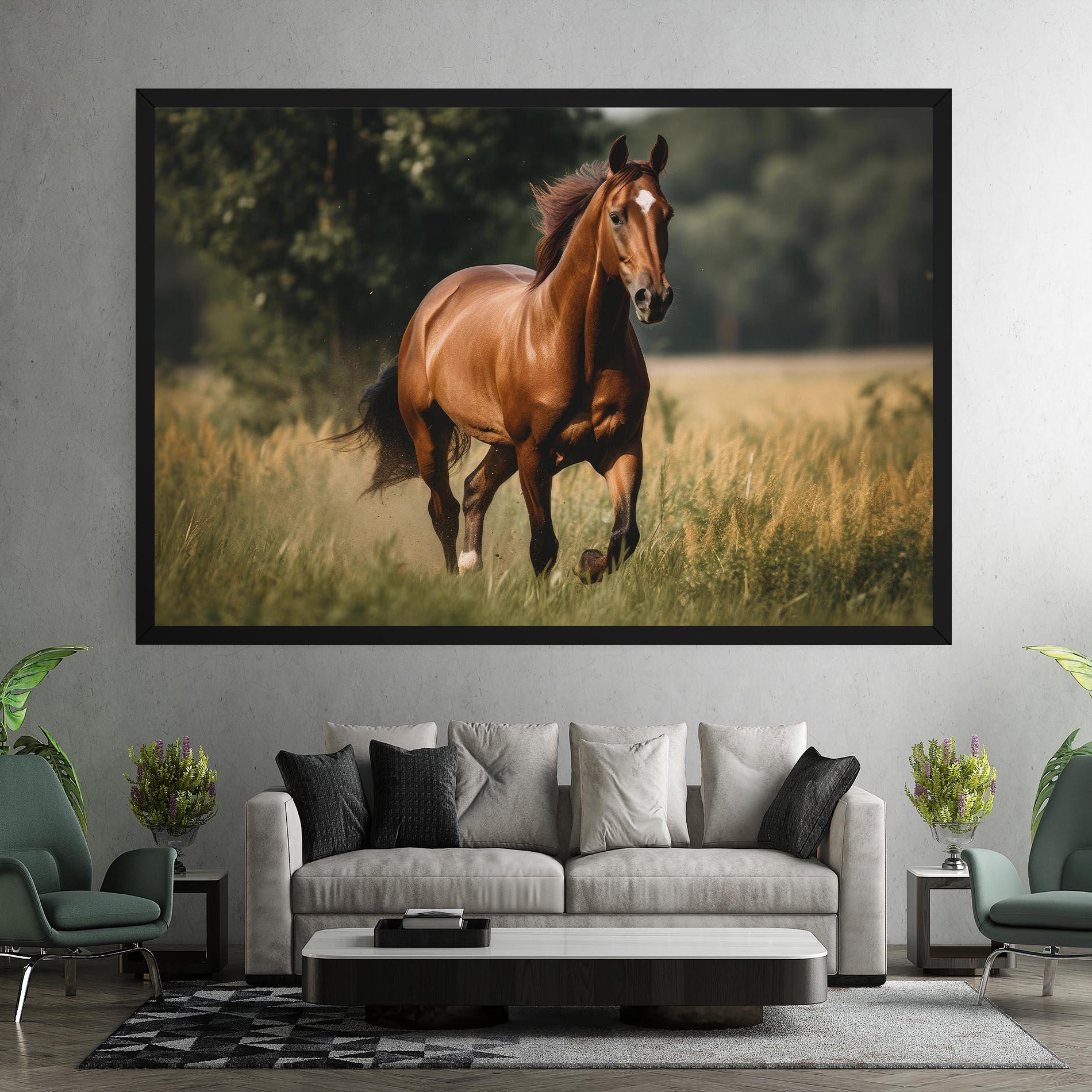 Tablou Canvas Wild Horse Running mockup 7