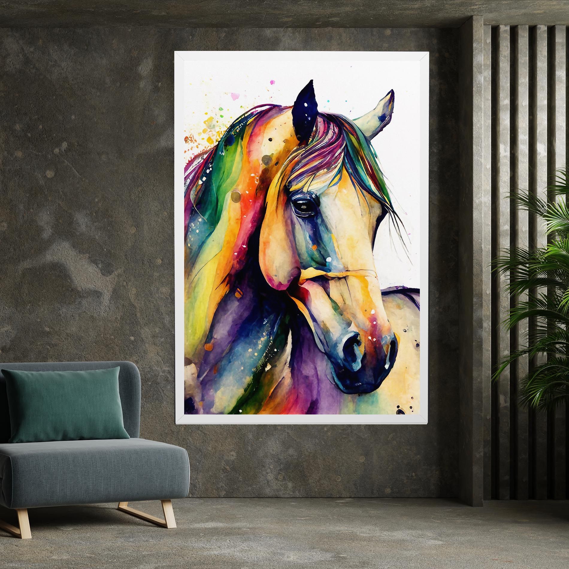 Colorful Horse mockup 7