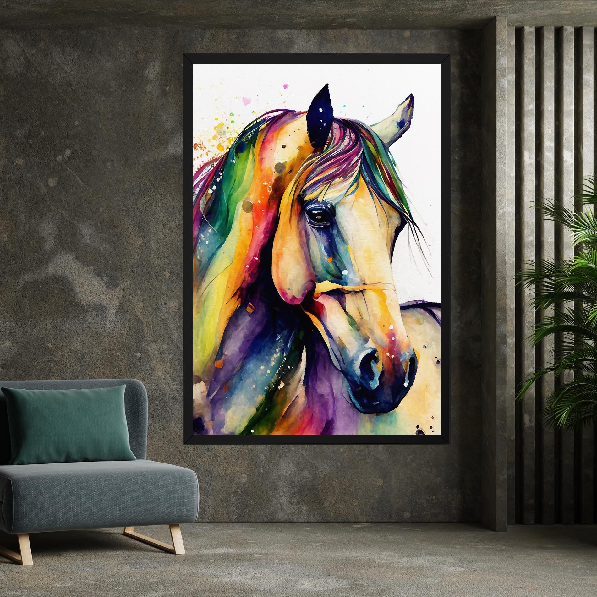 Colorful Horse mockup 7
