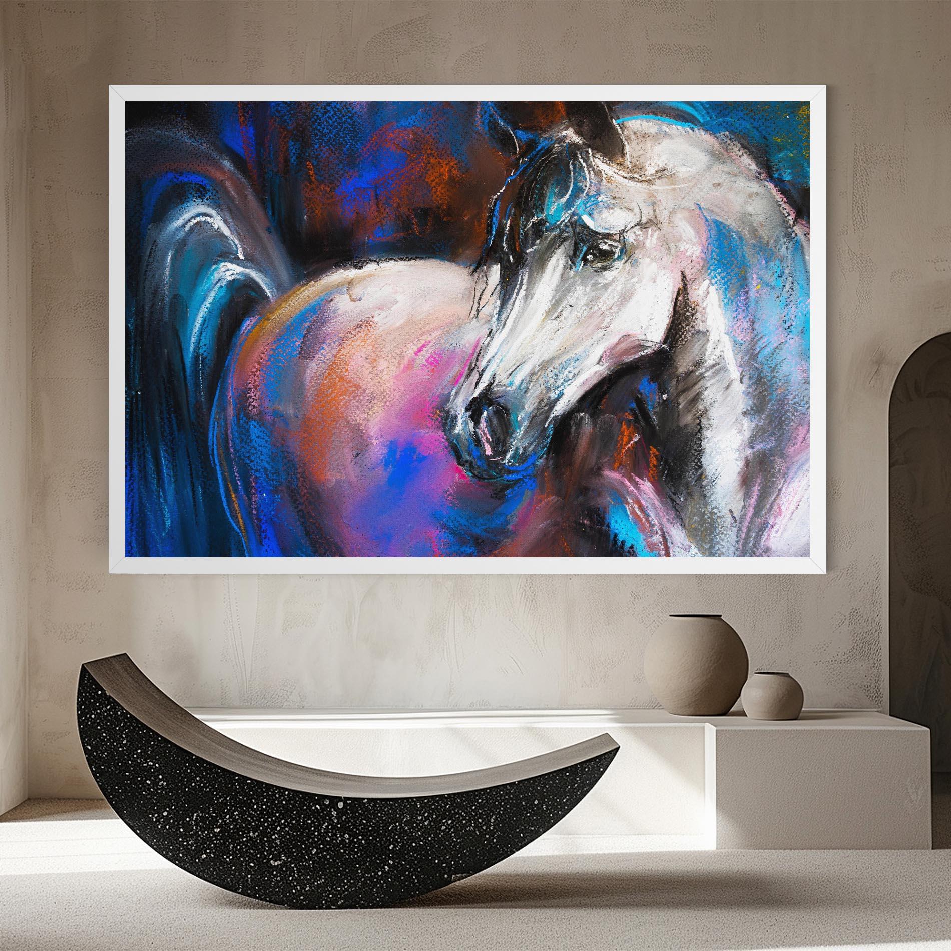 Tablou Canvas Shades Of Horse mockup 8