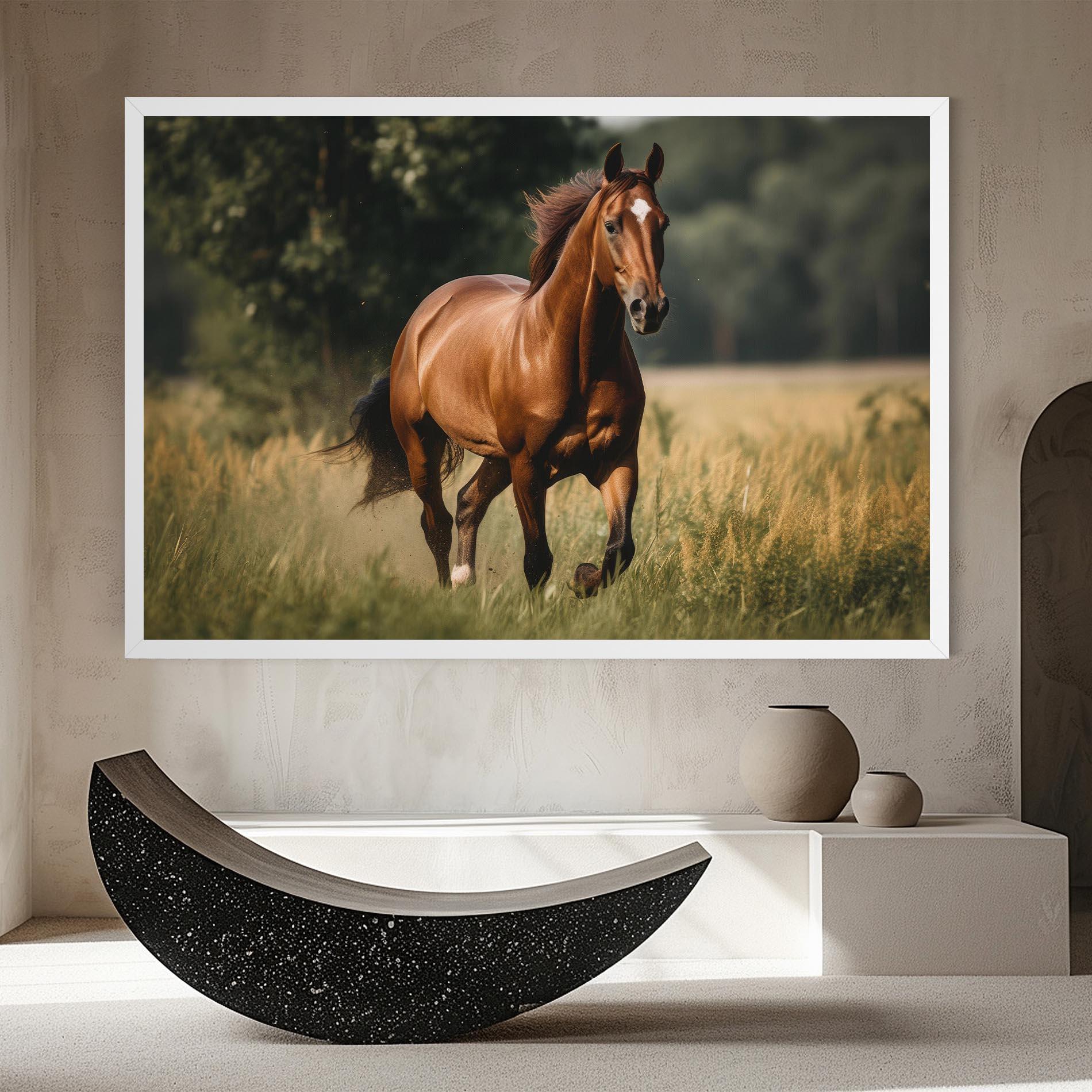 Tablou Canvas Wild Horse Running mockup 8