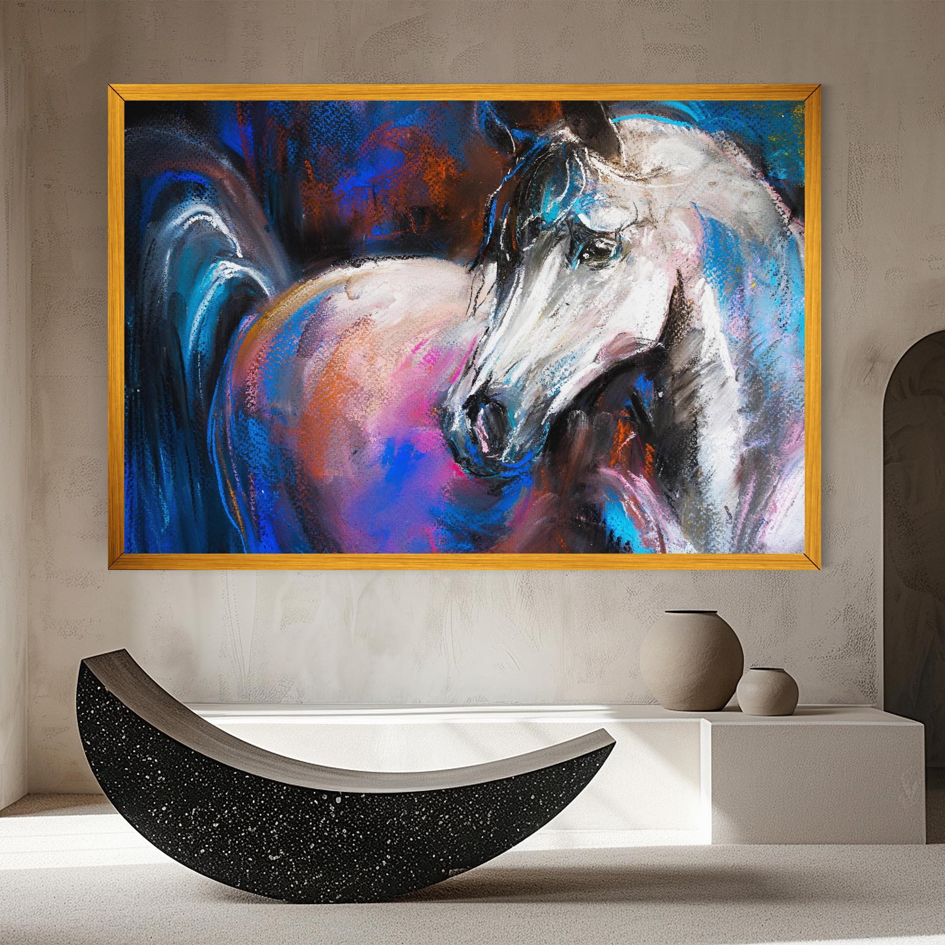 Tablou Canvas Shades Of Horse mockup 8