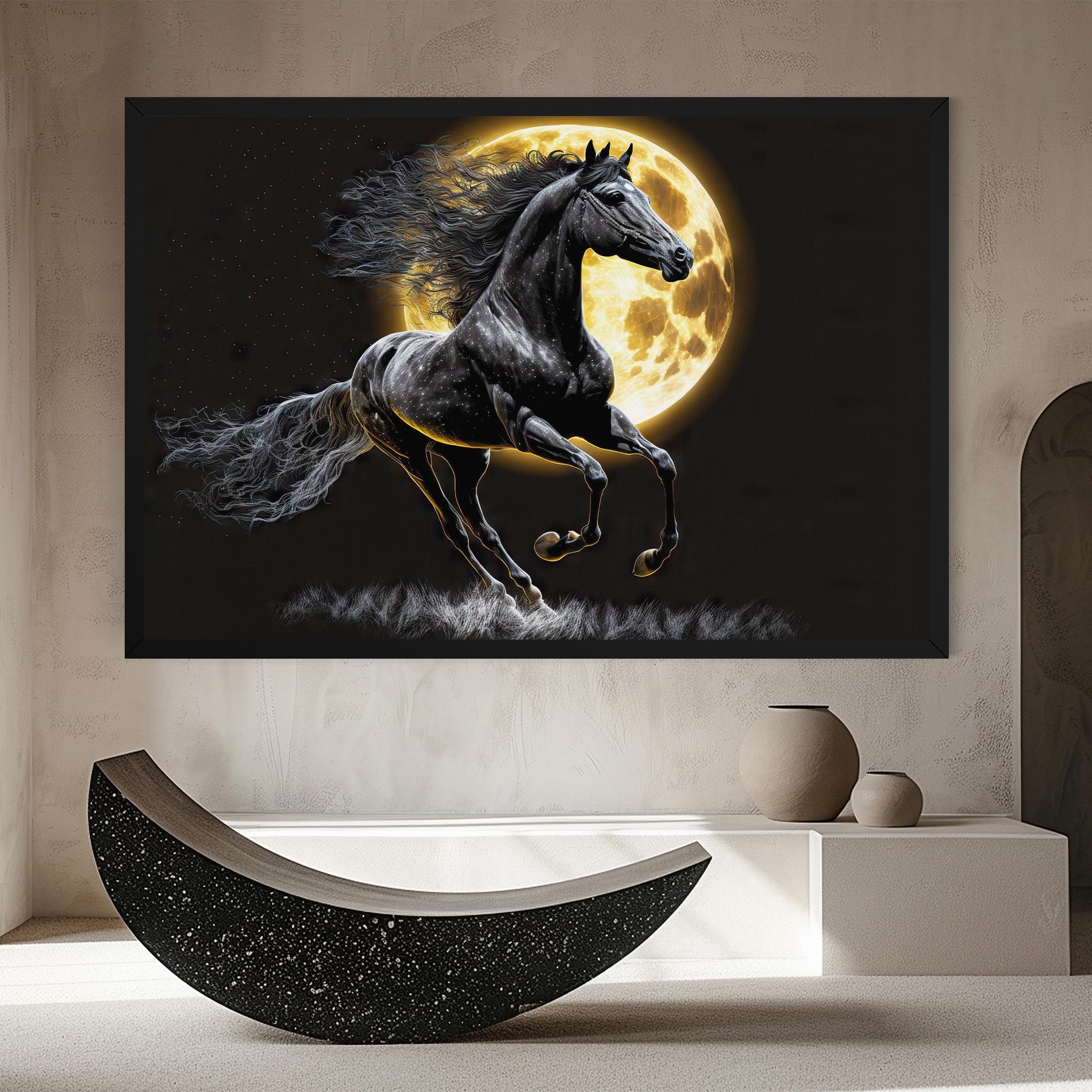 Gold Moon Horse mockup 8