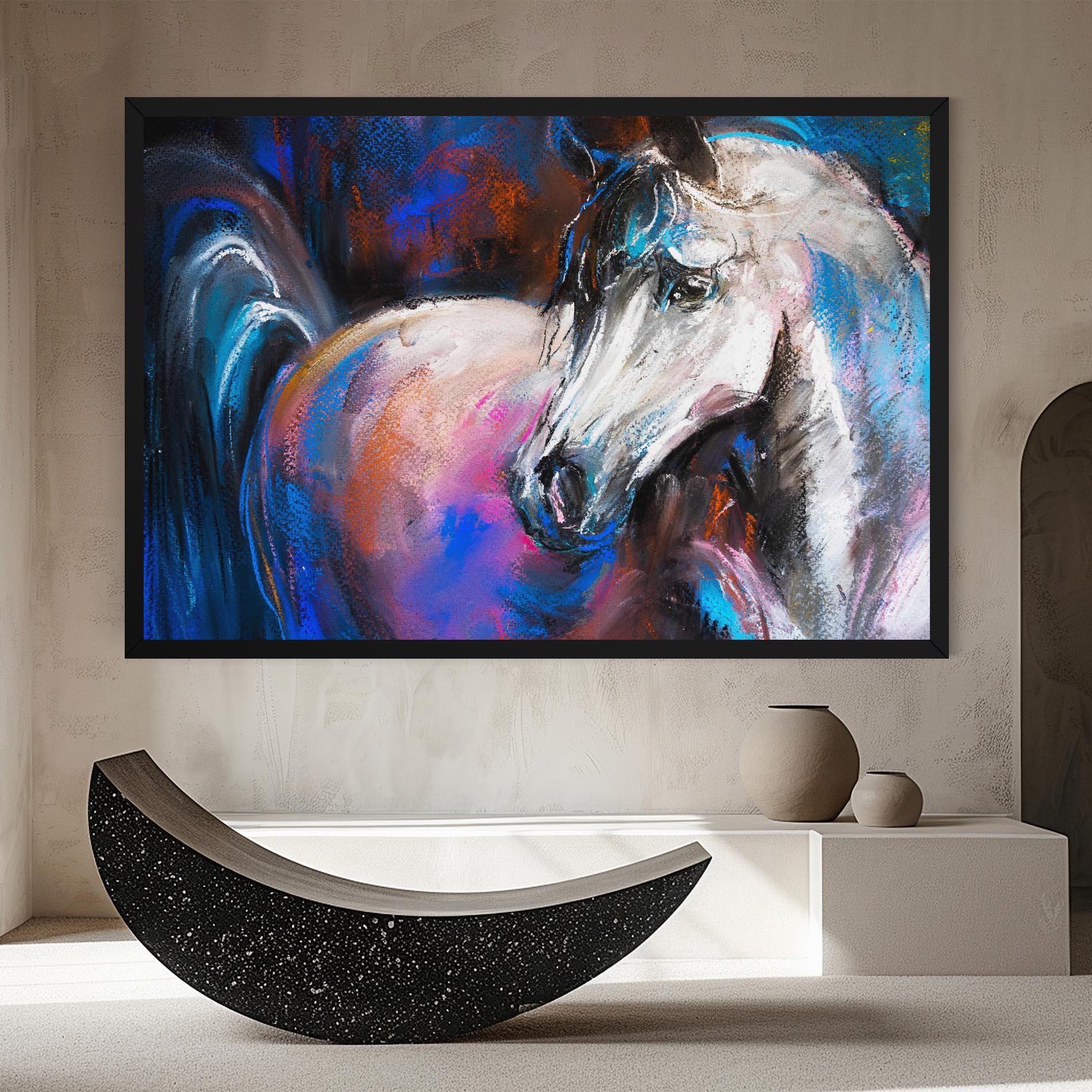Tablou Canvas Shades Of Horse mockup 8