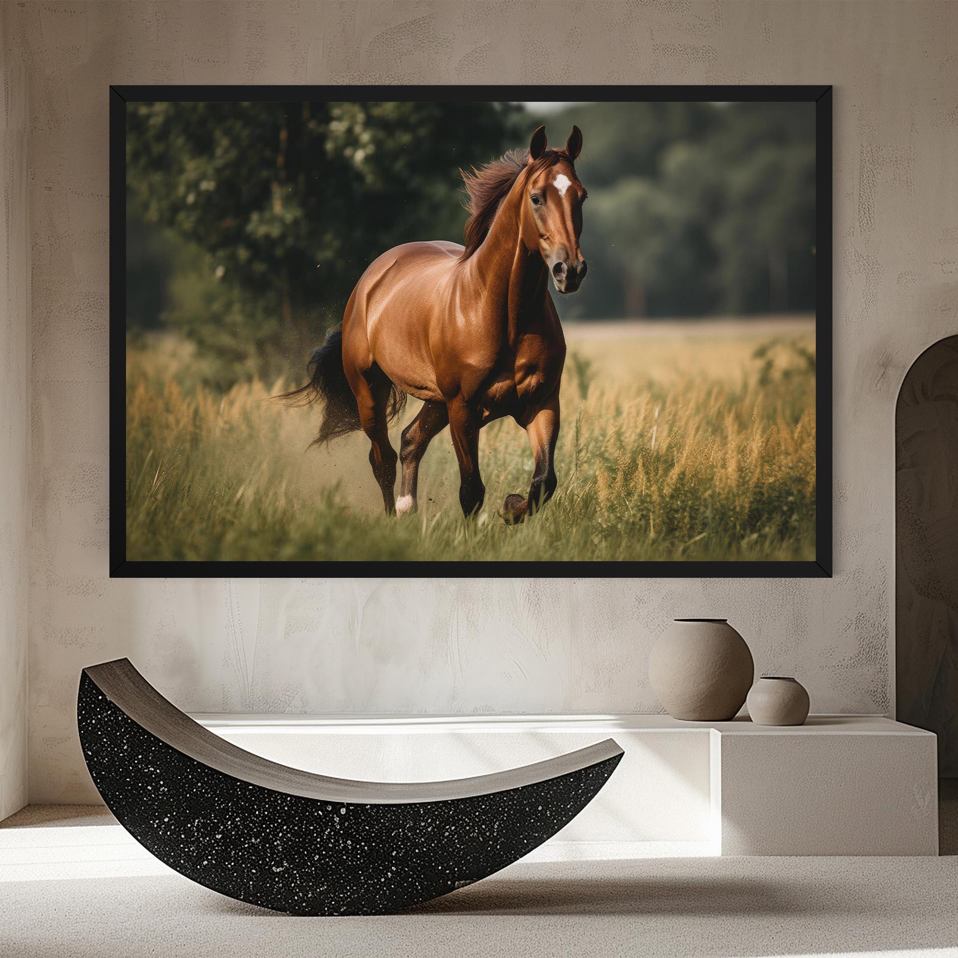 Tablou Canvas Wild Horse Running mockup 8