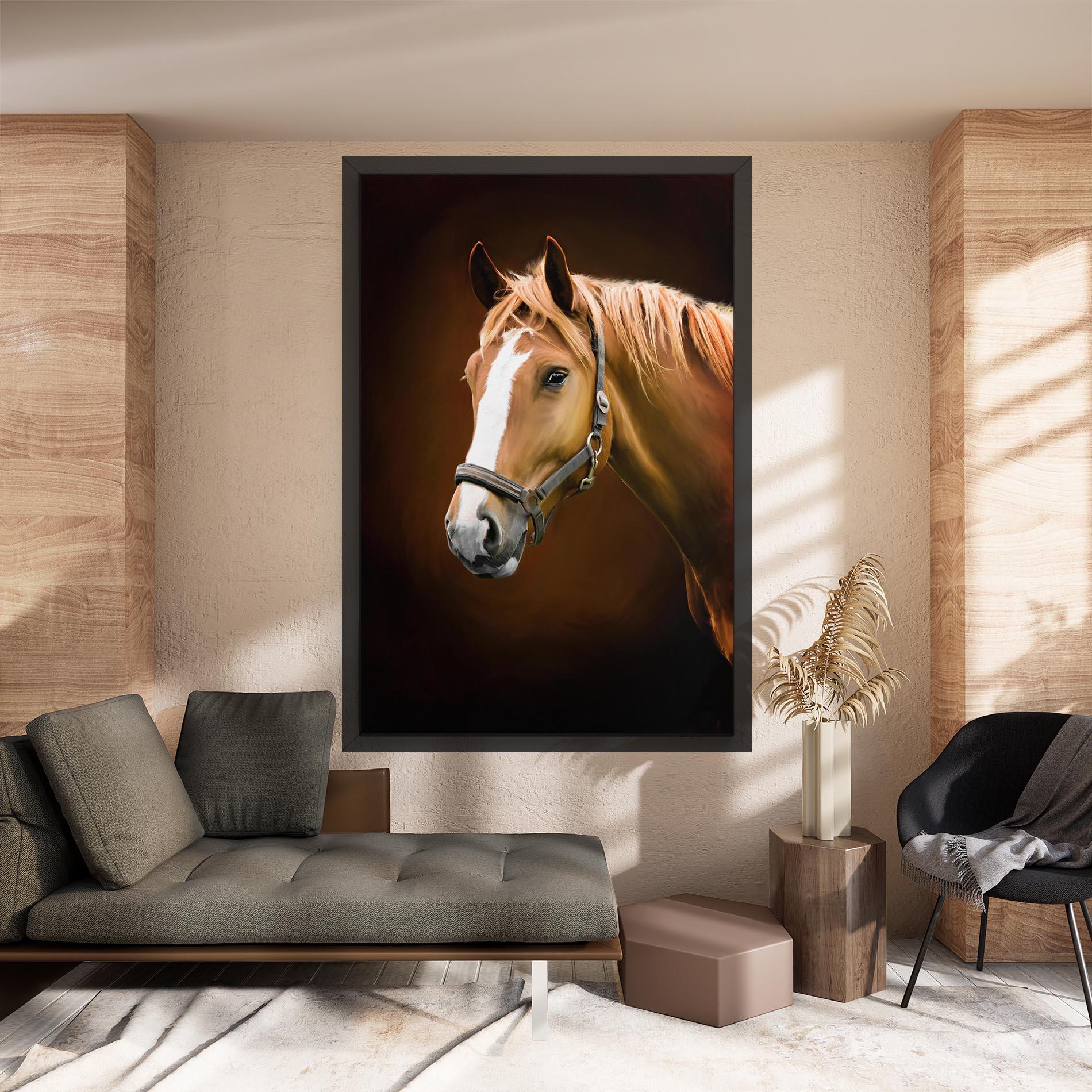 Tablou Canvas Digital Painted Horse mockup 8