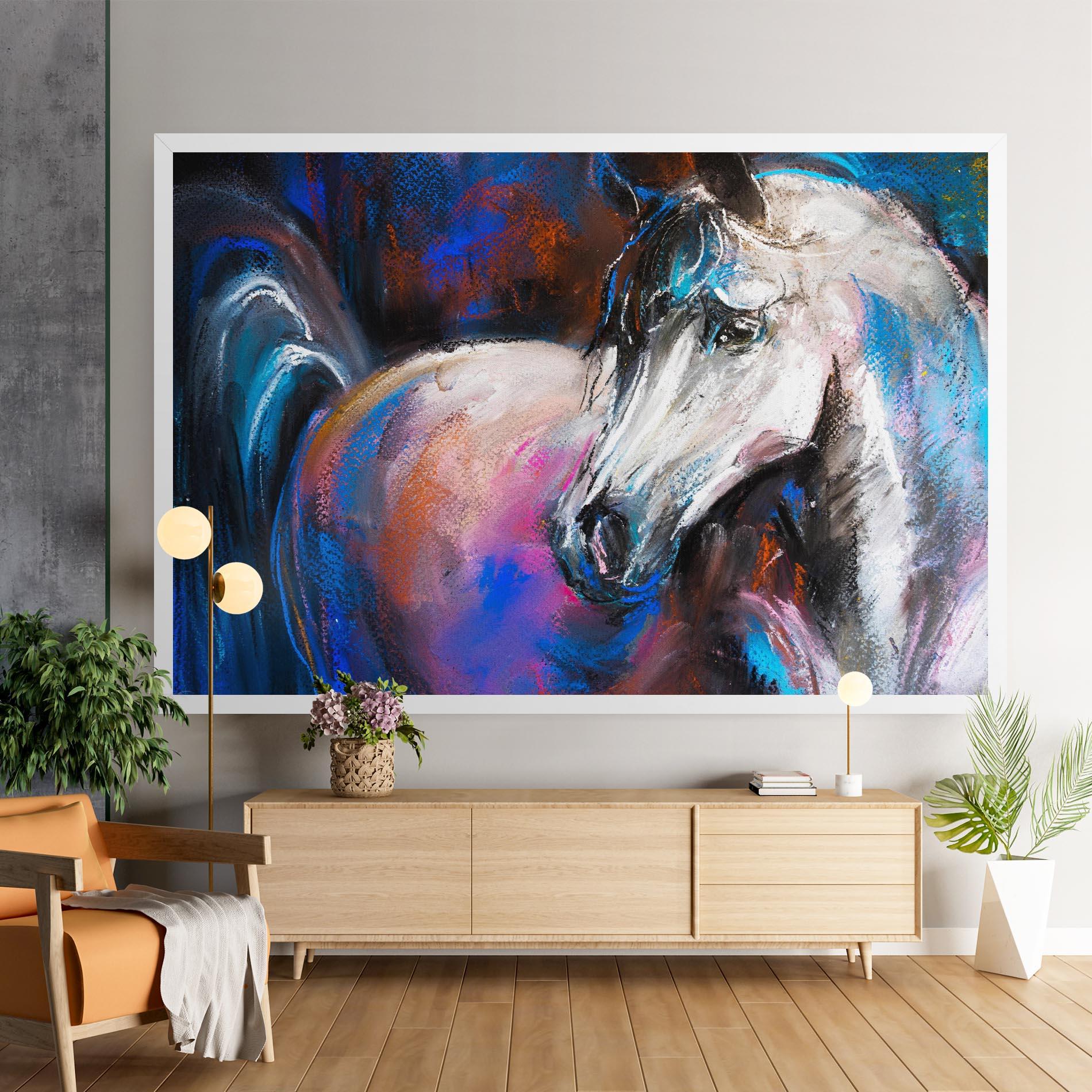 Tablou Canvas Shades Of Horse mockup 9