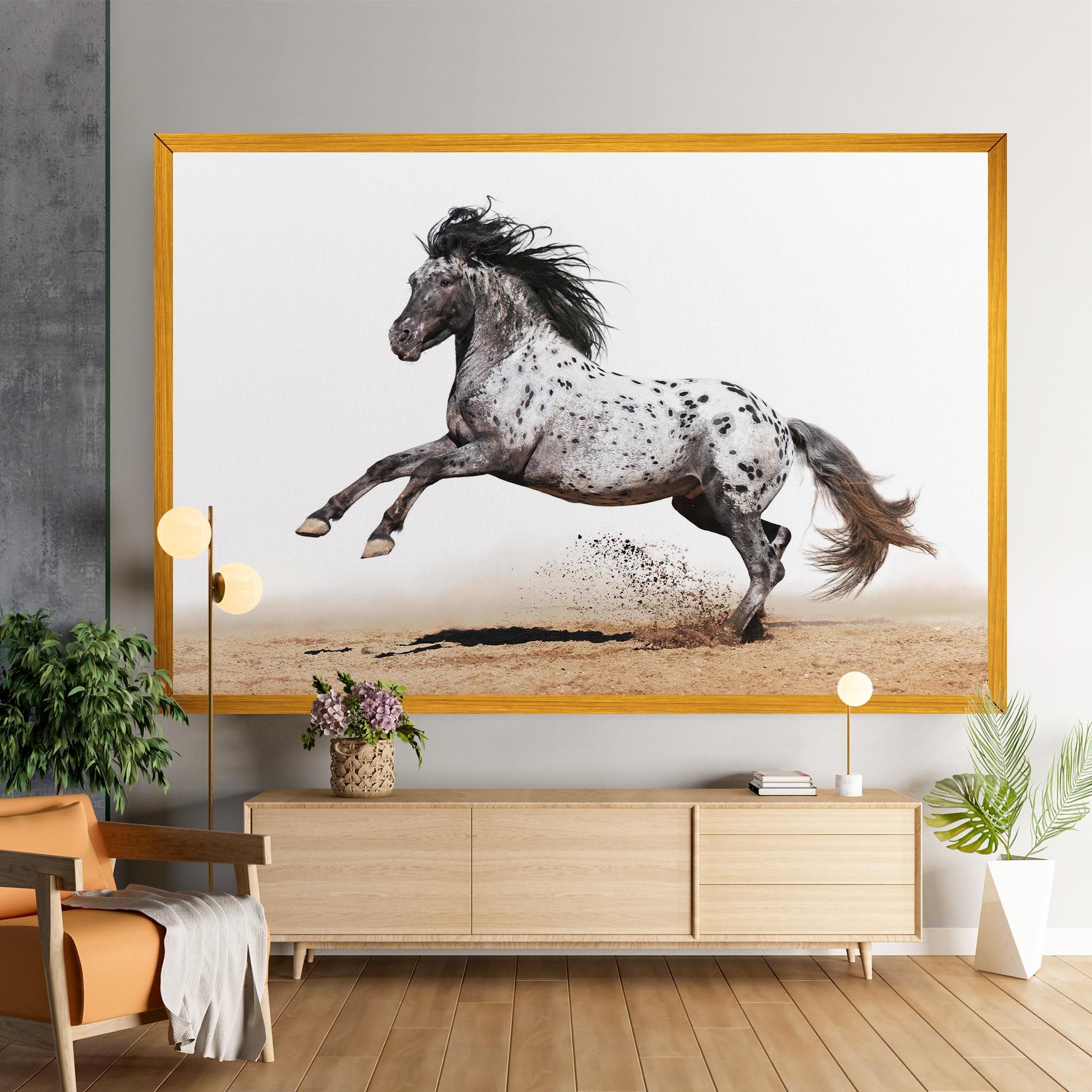 Appaloosa Horse Running mockup 9