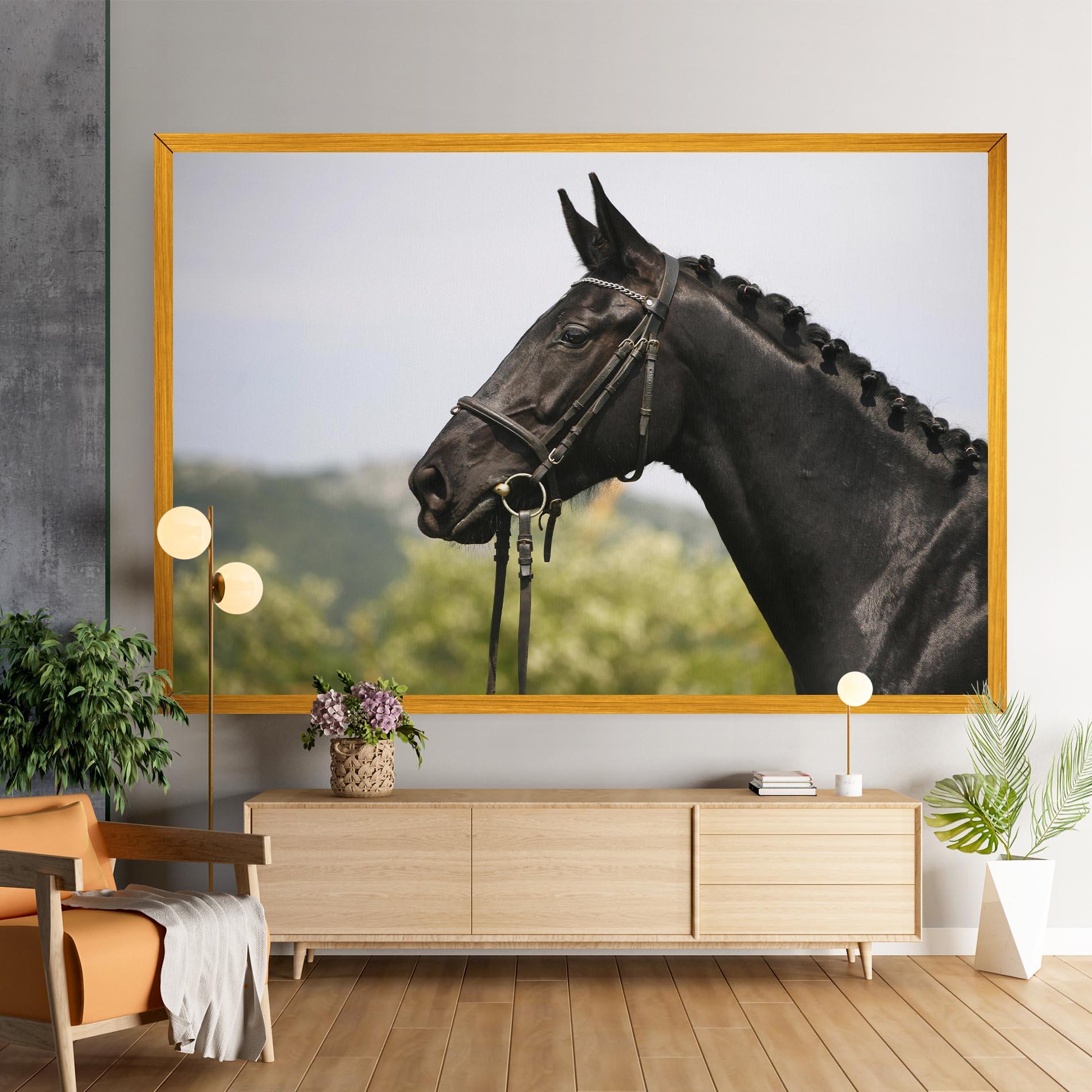 Tablou Canvas Big Ear Horse mockup 9