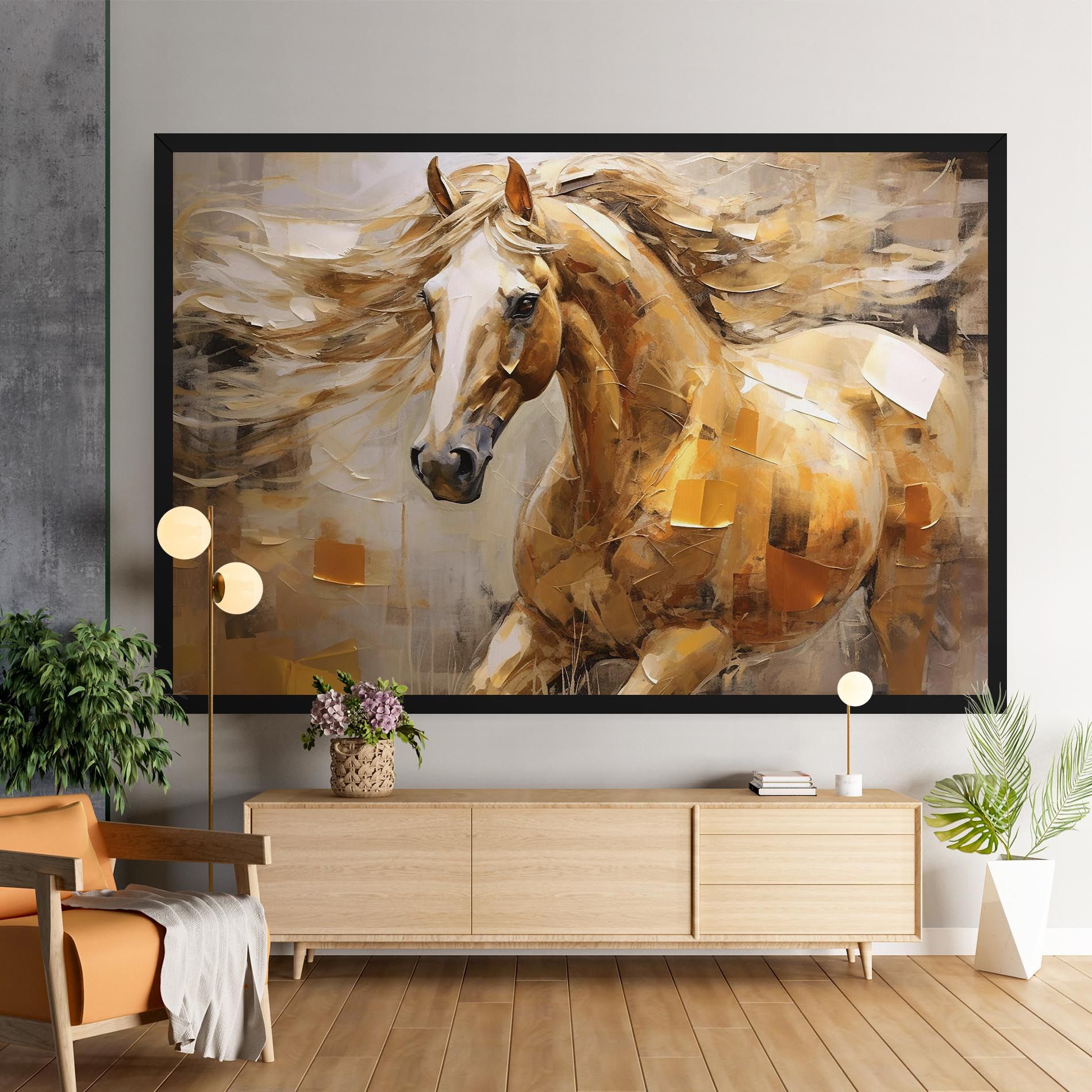 Light Brown Horse mockup 9