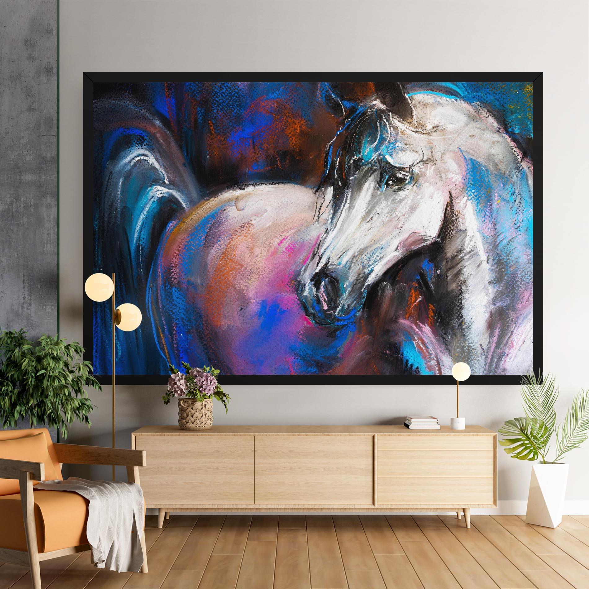 Tablou Canvas Shades Of Horse mockup 9