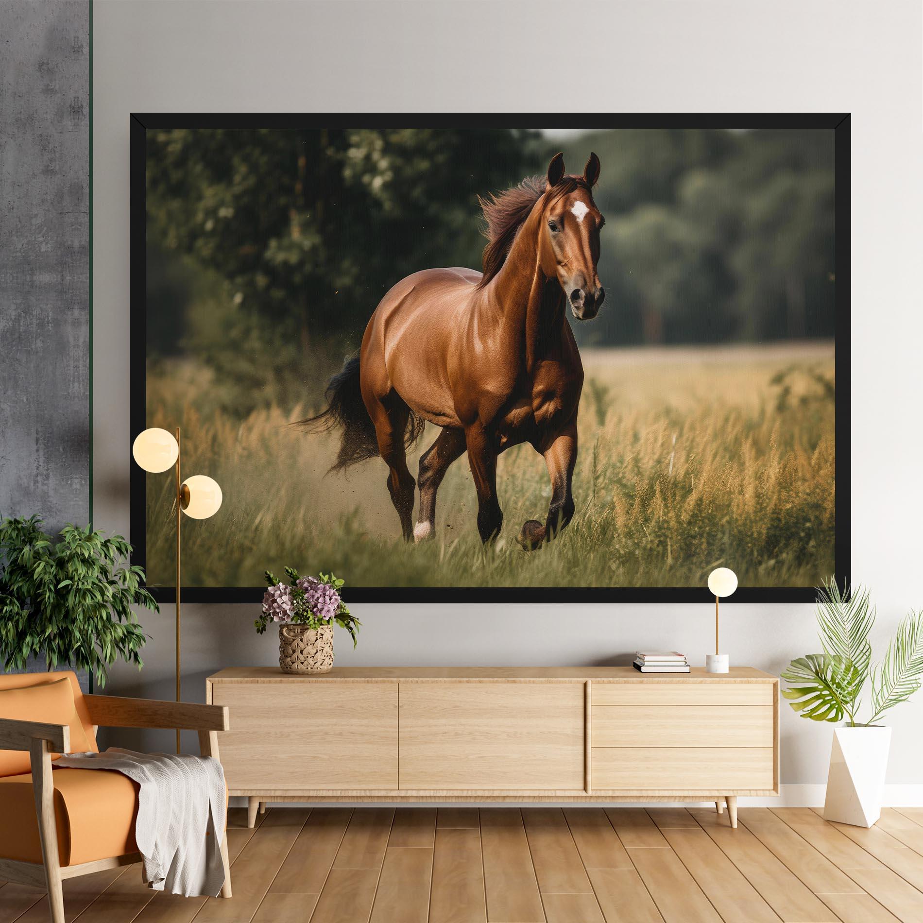 Tablou Canvas Wild Horse Running mockup 9