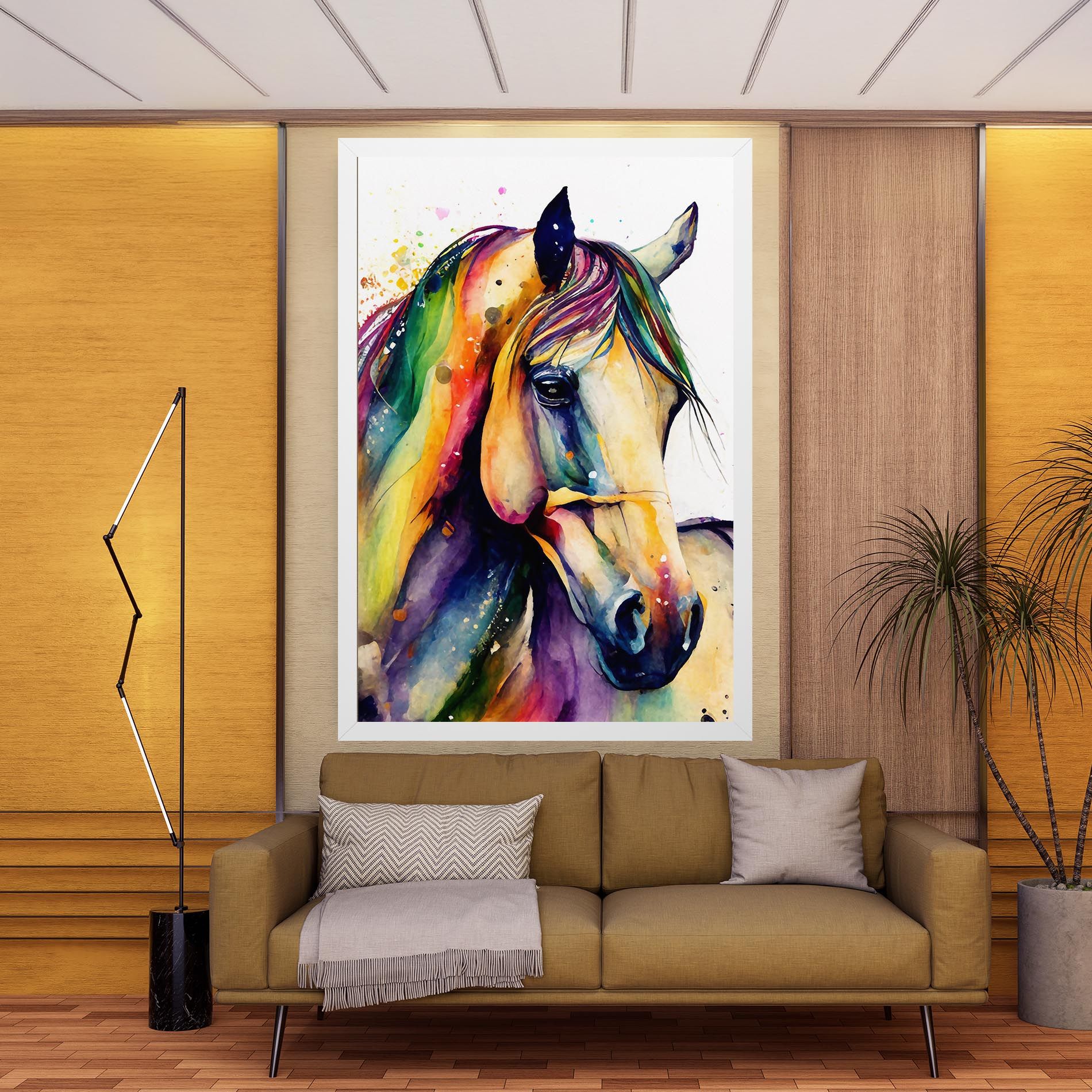 Colorful Horse mockup 9