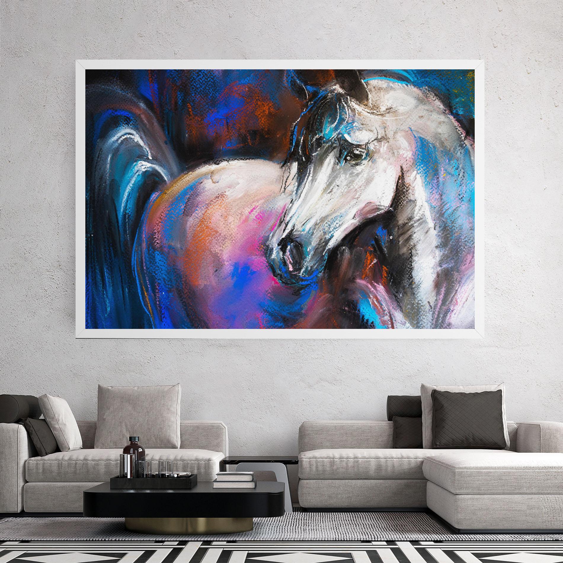 Tablou Canvas Shades Of Horse mockup 2