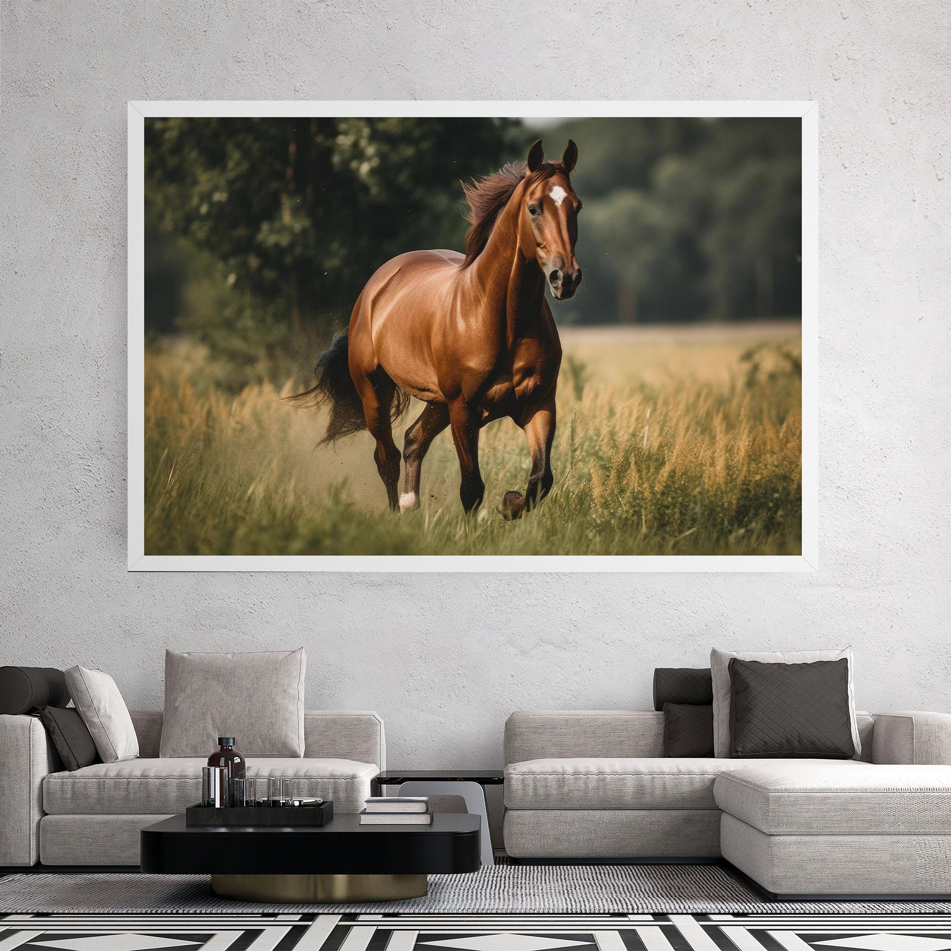 Tablou Canvas Wild Horse Running mockup 2